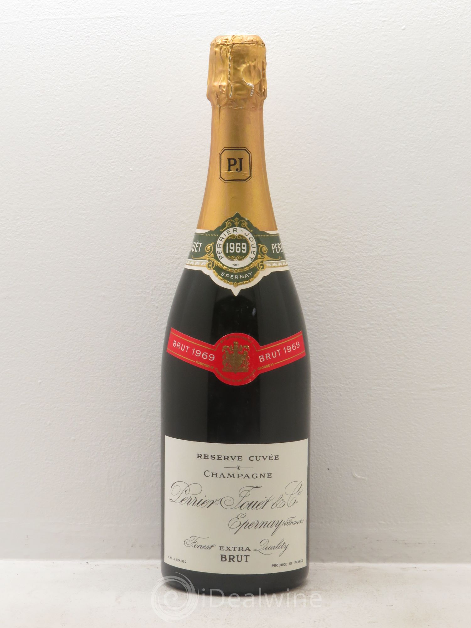 Champagne Perrier-Jouët Extra Brut réserve cuvée 1969 - Posten von 1 Flasche - 0