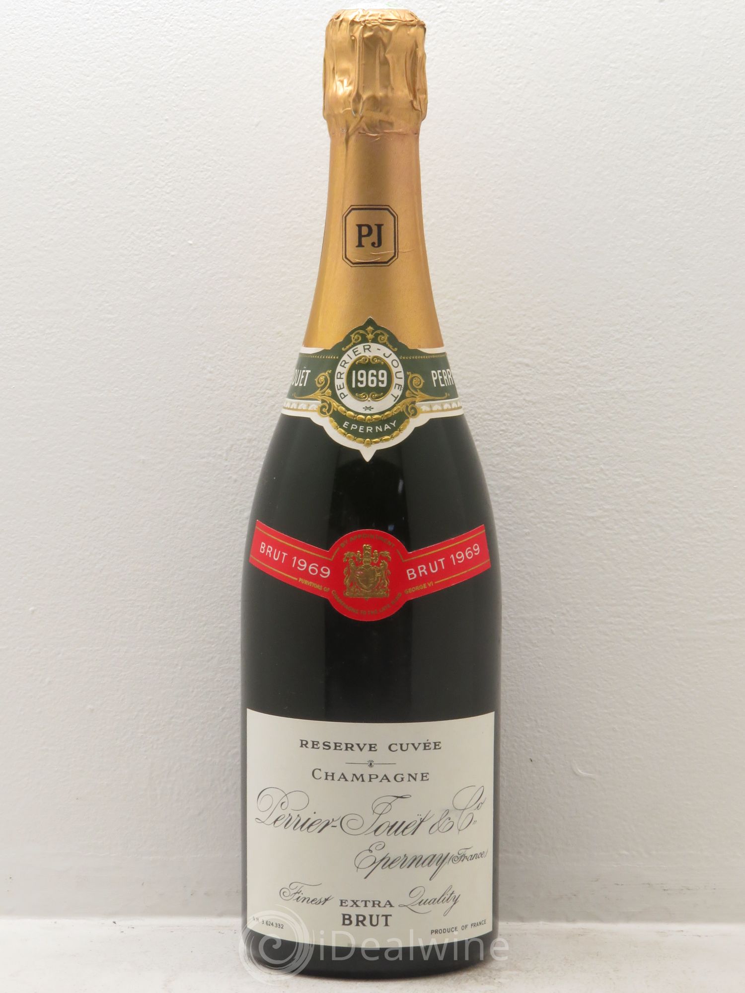 Champagne Perrier-Jouët Extra Brut réserve cuvée 1969 - Posten von 1 Flasche - 0