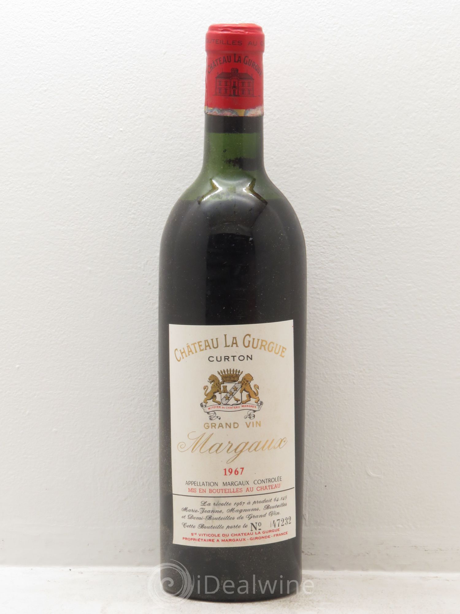 Château la Gurgue Cru Bourgeois 1967 - Lot de 6 bouteilles - 0