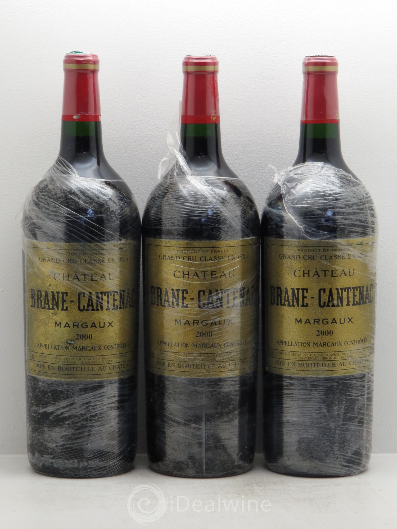 Château Brane Cantenac 2ème Grand Cru Classé 2000 - Lot de 3 magnums - 0