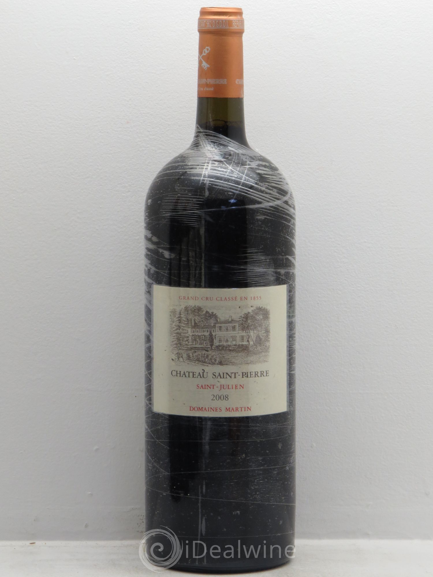 Château Saint-Pierre 4ème Grand Cru Classé 2008 - Lot de 6 magnums - 0