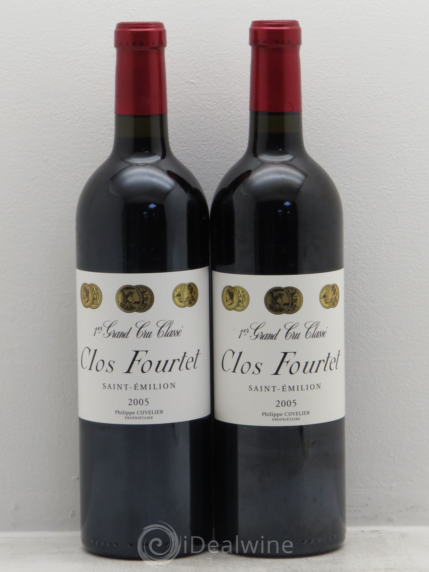 Clos Fourtet 1er Grand Cru Classé B 2005 - Lot de 2 bouteilles - 0