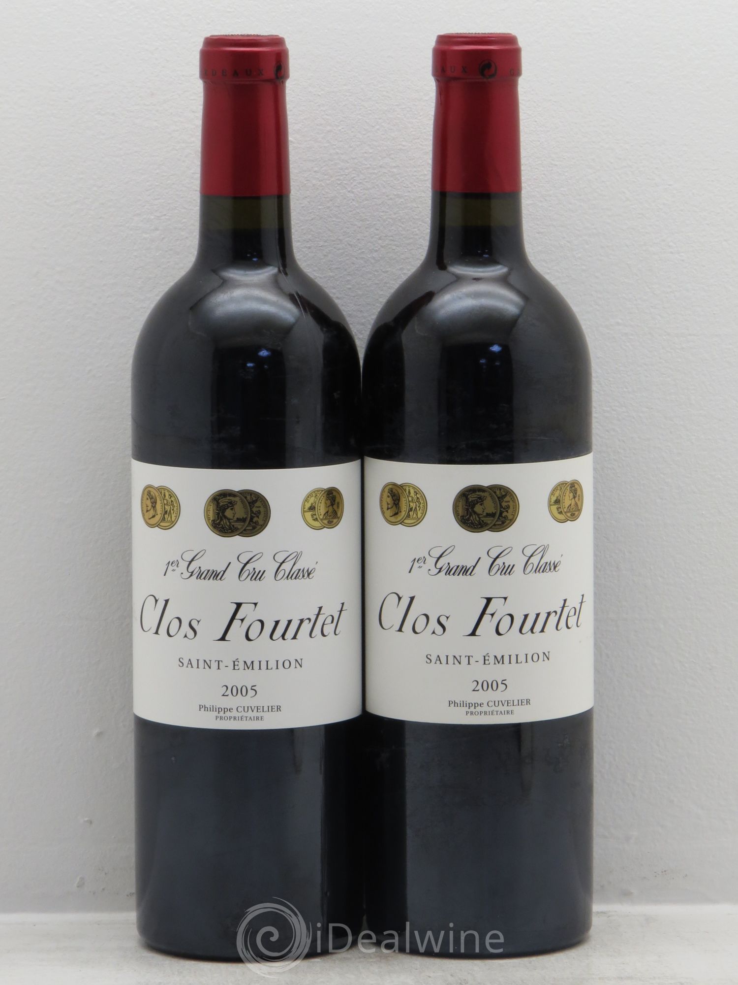 Clos Fourtet 1er Grand Cru Classé B 2005 - Lot de 2 bouteilles - 0