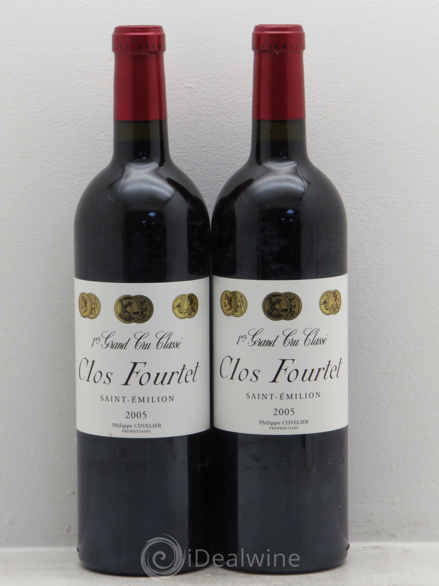 Clos Fourtet 1er Grand Cru Classé B 2005 - Lot de 2 bouteilles - 0