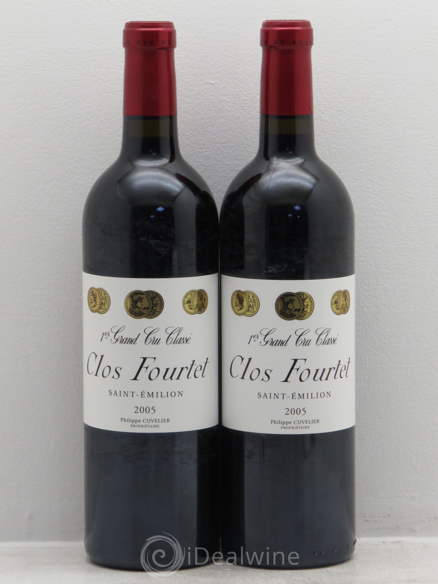 Clos Fourtet 1er Grand Cru Classé B 2005 - Lot de 2 bouteilles - 0