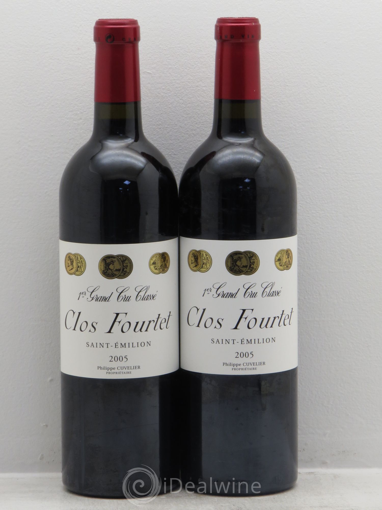 Clos Fourtet 1er Grand Cru Classé B 2005 - Lot de 2 bouteilles - 0