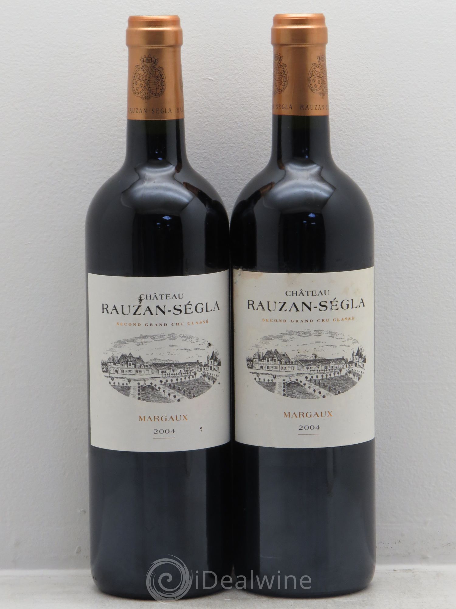 Château Rauzan Ségla Grand Cru Classé 2004 - Lot de 2 bouteilles - 0