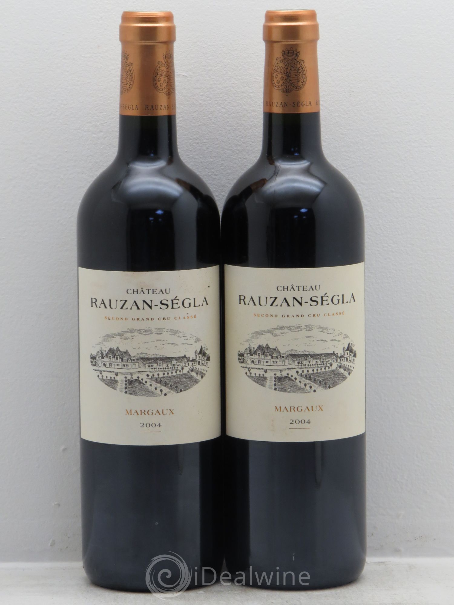 Château Rauzan Ségla Grand Cru Classé 2004 - Lot de 2 bouteilles - 0