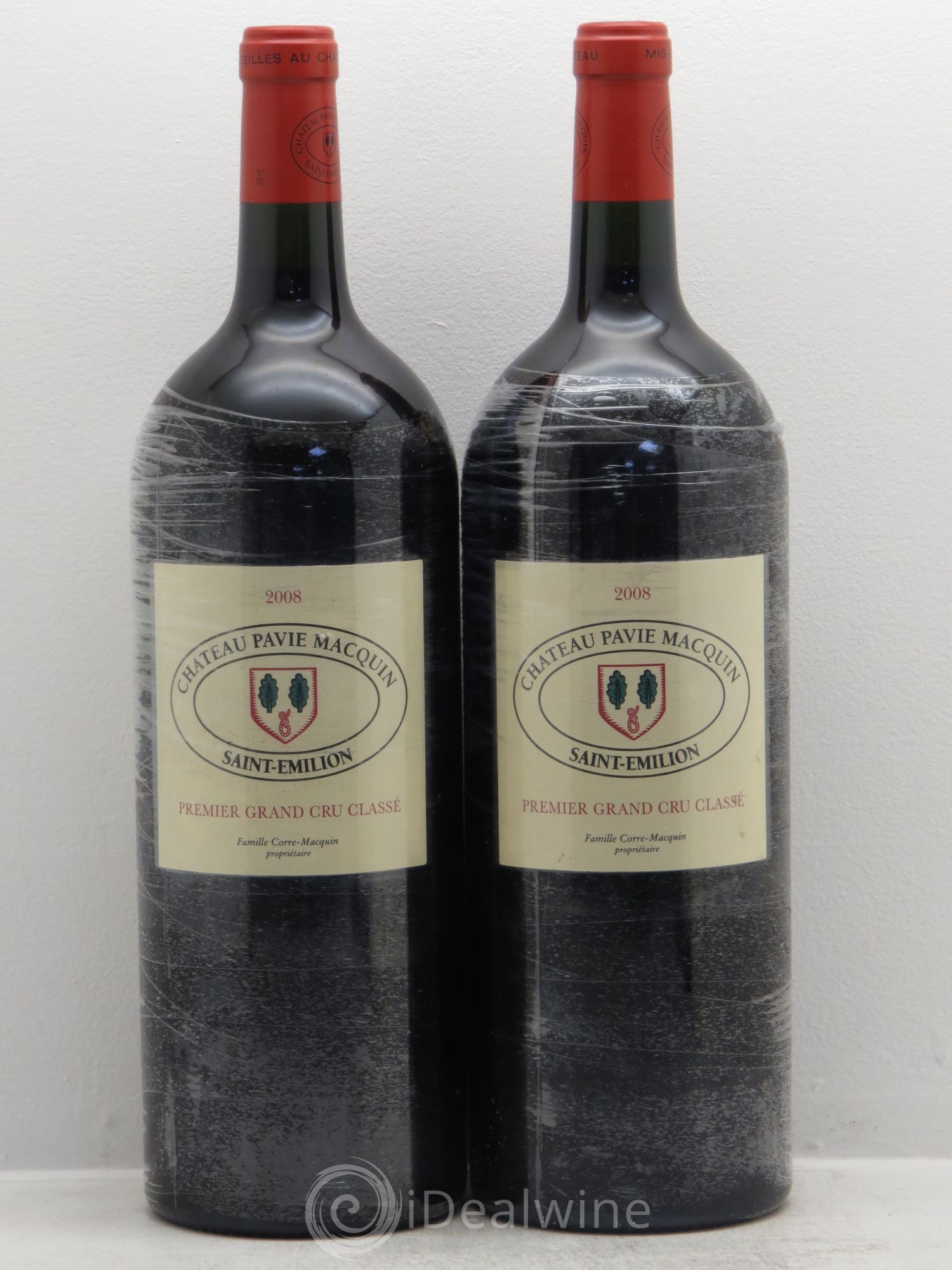 Château Pavie Macquin 1er Grand Cru Classé B 2008 - Lot de 2 magnums - 0