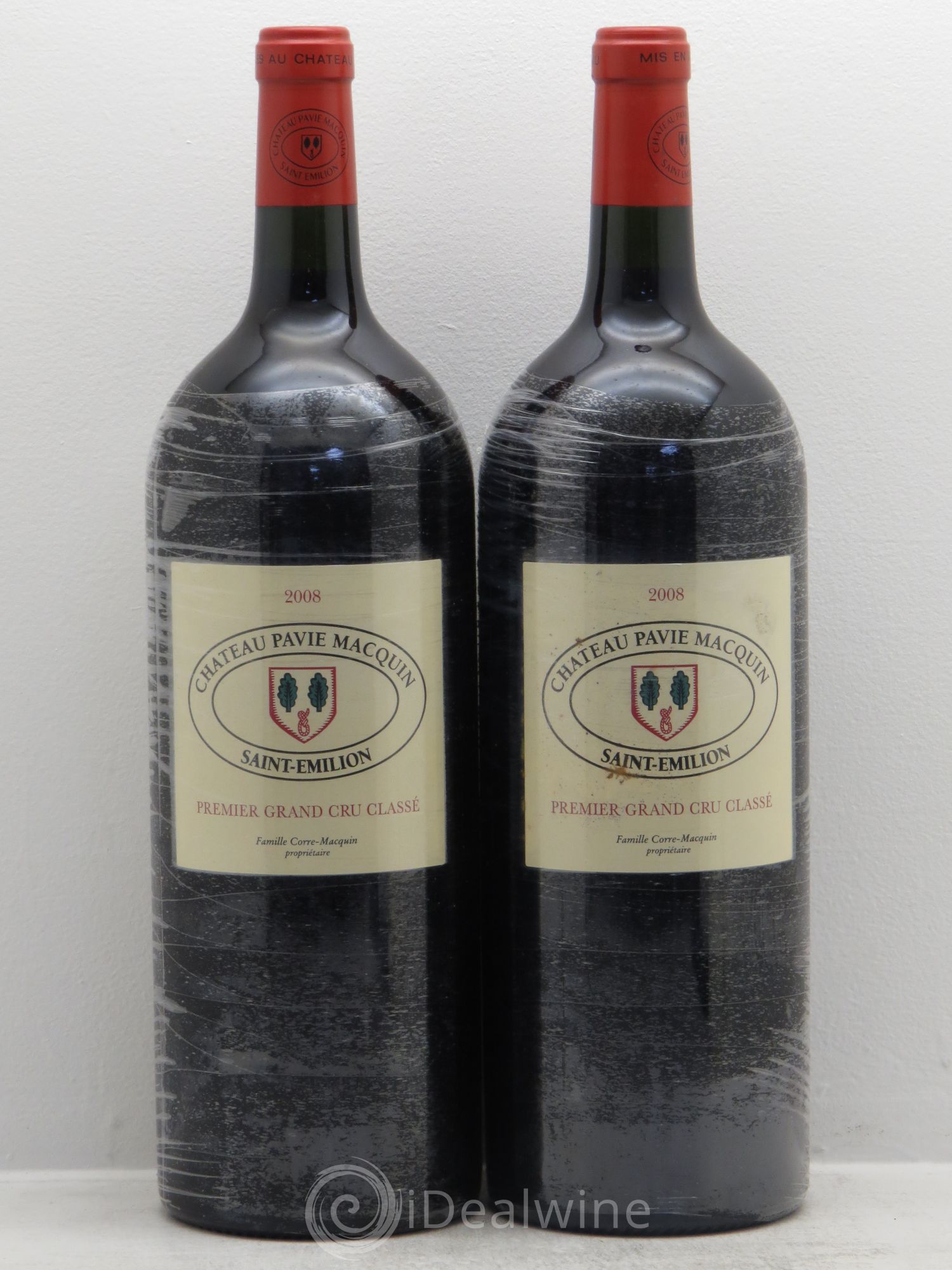 Château Pavie Macquin 1er Grand Cru Classé B 2008 - Lot de 2 magnums - 0