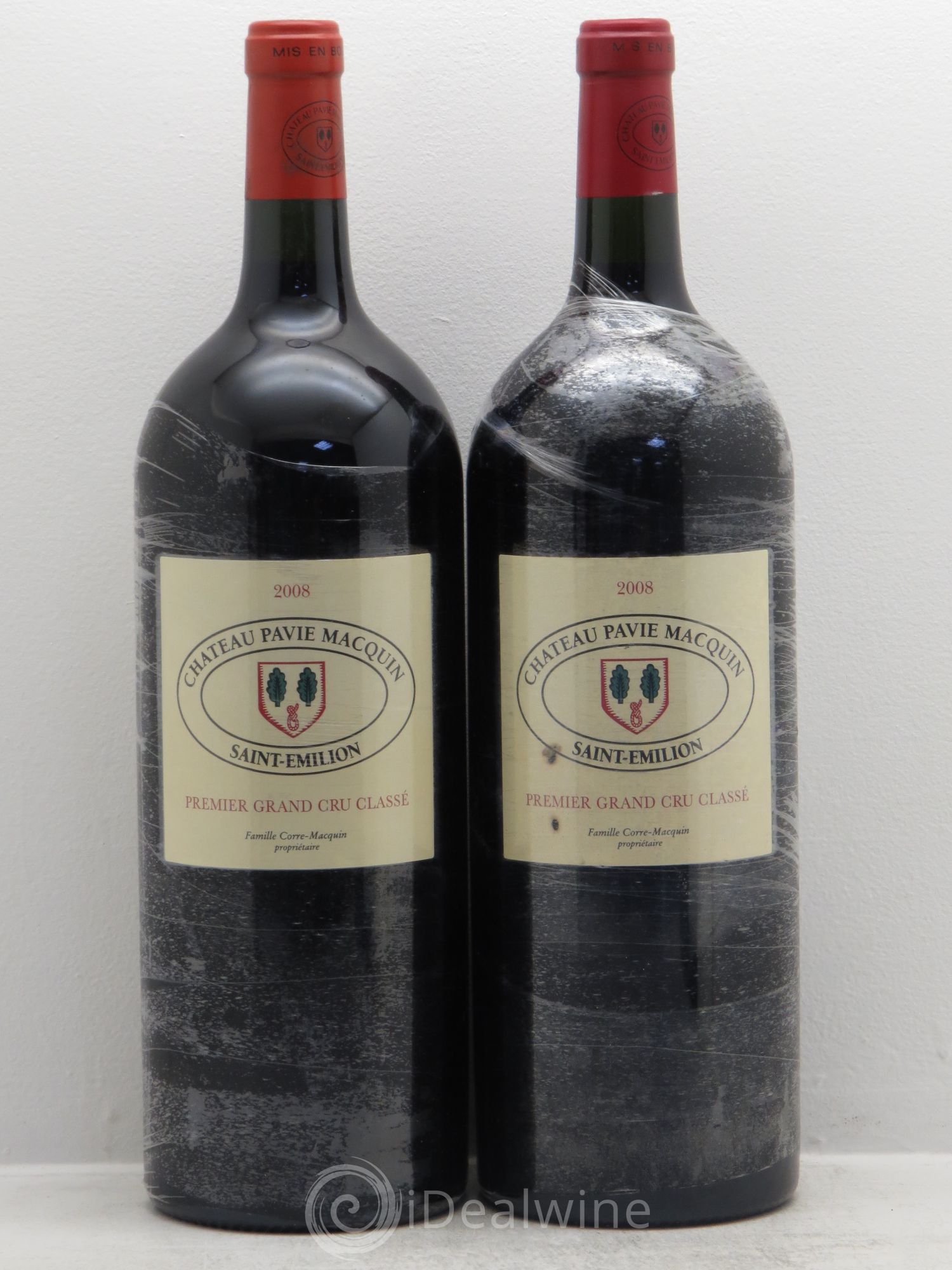 Château Pavie Macquin 1er Grand Cru Classé B 2008 - Lot de 2 magnums - 0