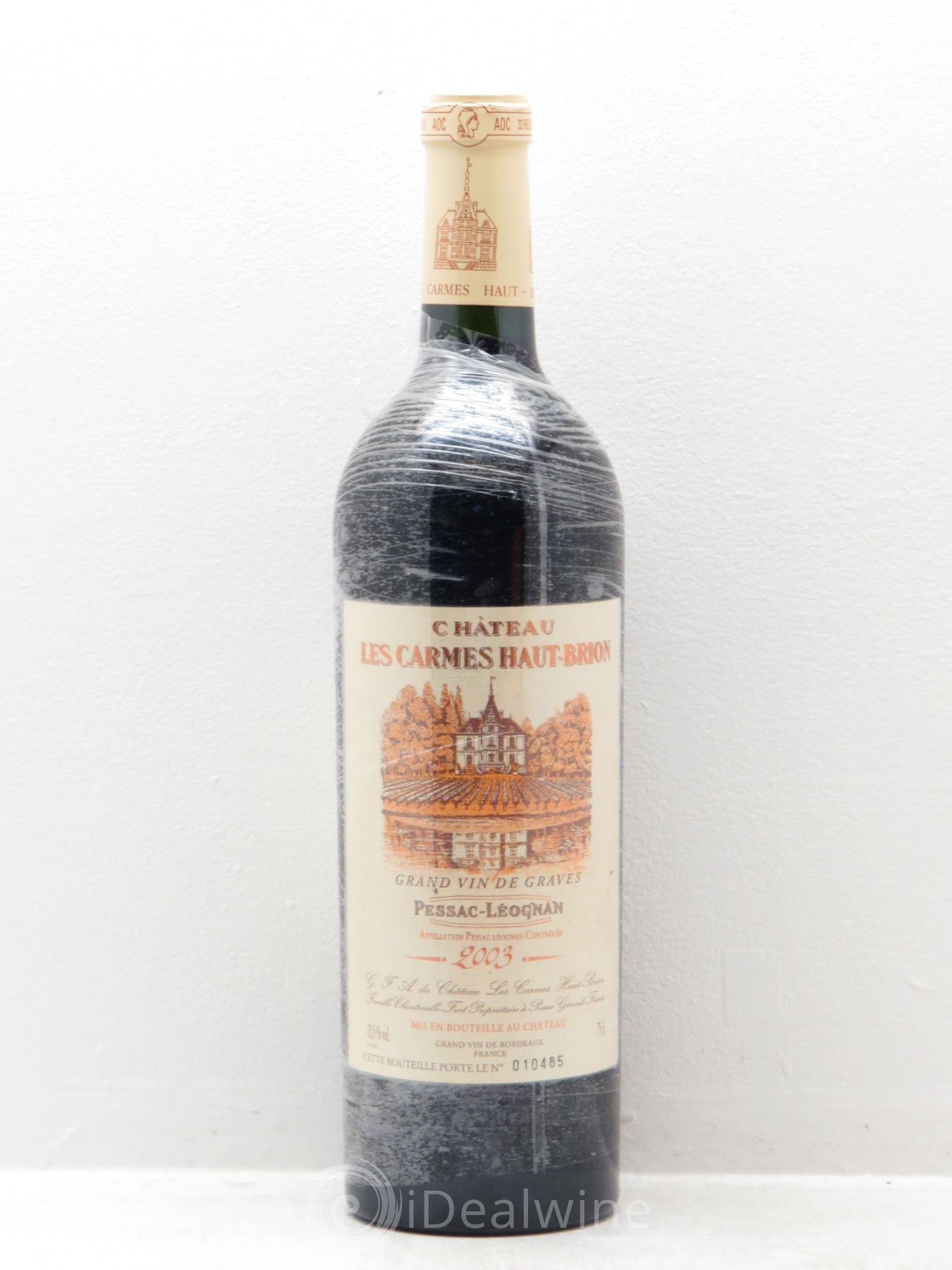 Château Les Carmes Haut-Brion 2003 - Lot de 6 bouteilles - 0