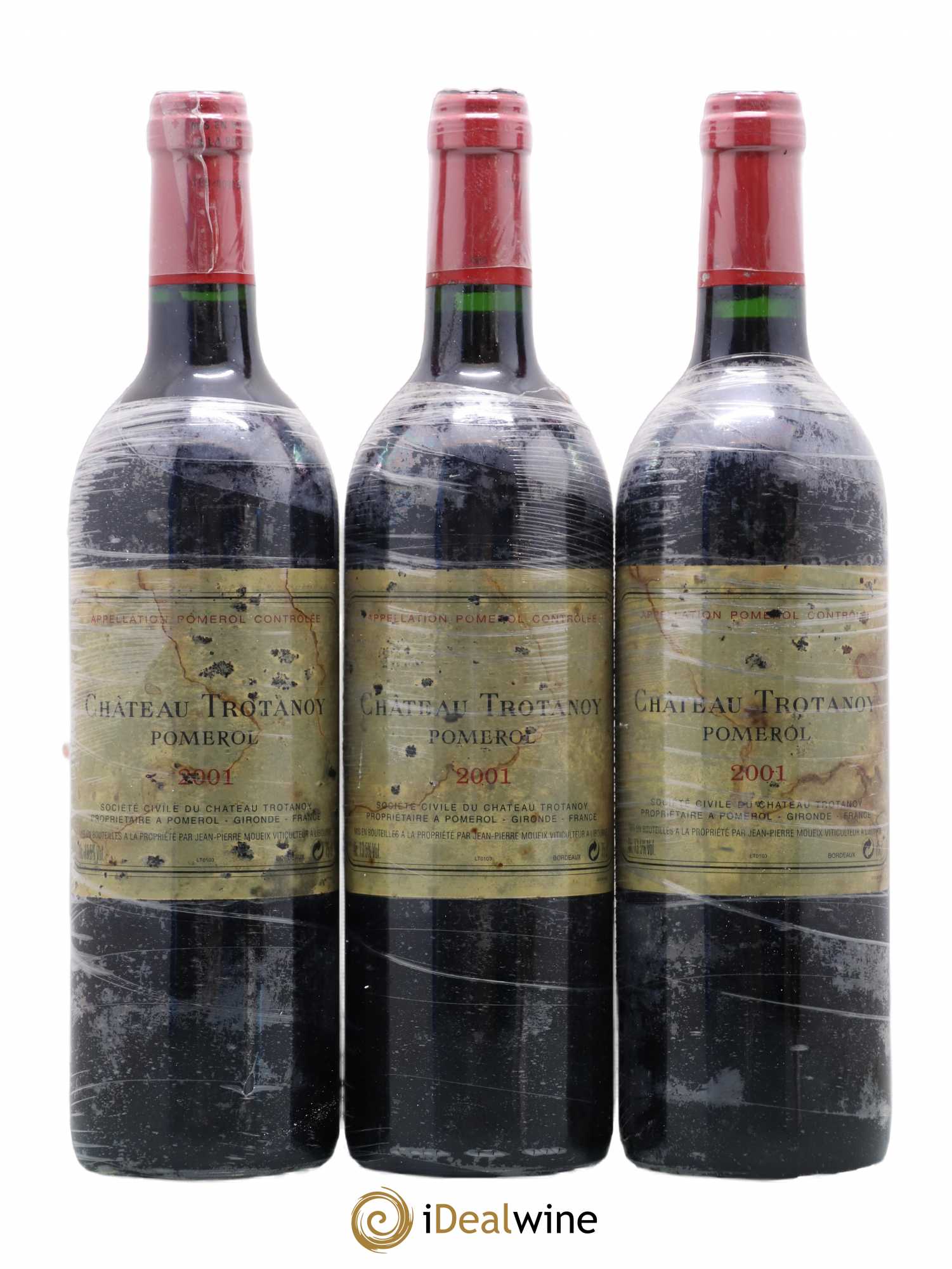 Château Trotanoy 2001 - Lot de 3 bouteilles - 0