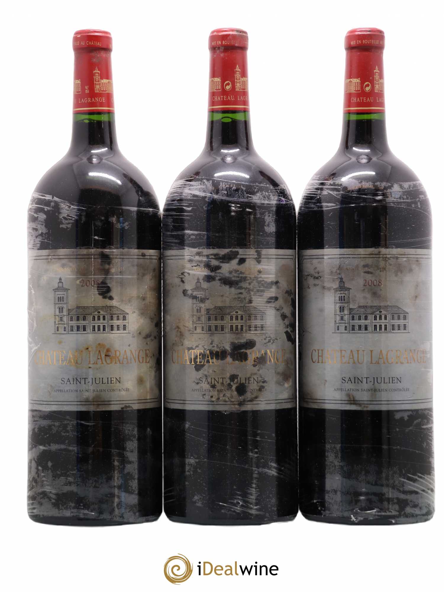 Château Lagrange 3ème Grand Cru Classé 2008 - Lot de 3 magnums - 0