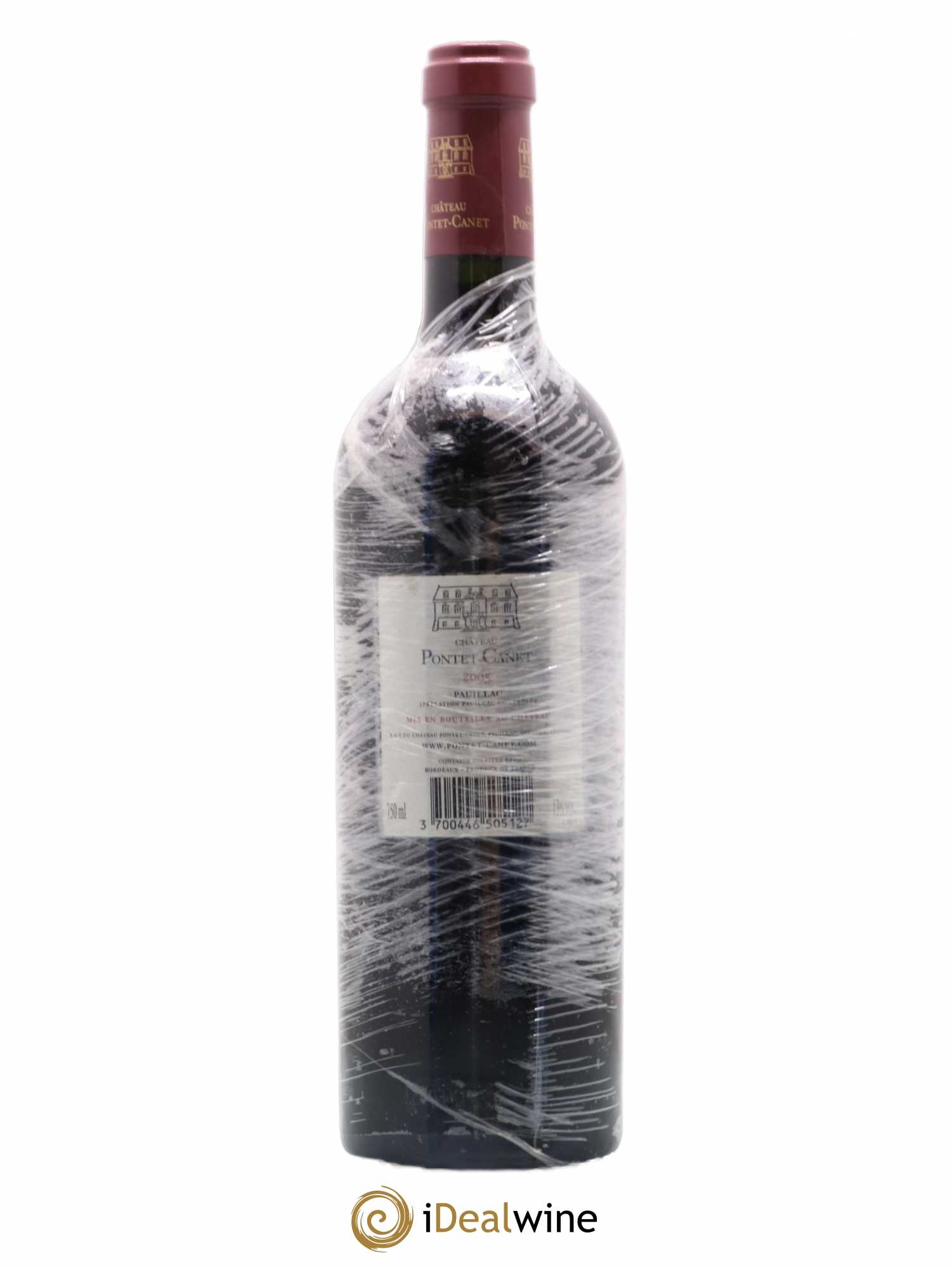 Château Pontet Canet 5ème Grand Cru Classé 2005 - Lot de 1 bouteille - 1
