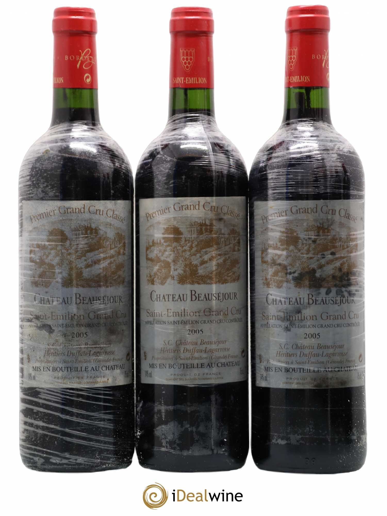 Château Beauséjour (Duffau-Lagarrosse) 1er Grand Cru Classé B 2005 - Lotto di 6 bottiglie - 1