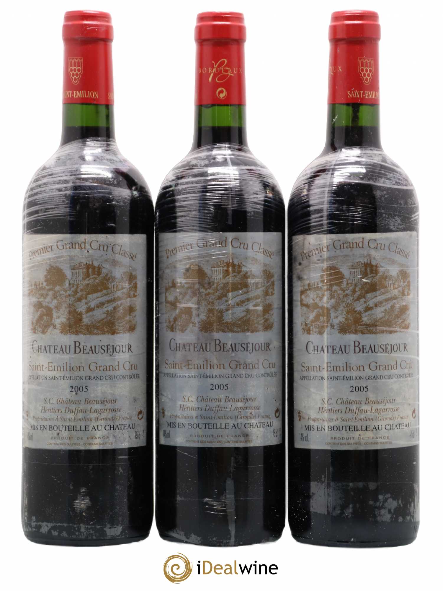 Château Beauséjour (Duffau-Lagarrosse) 1er Grand Cru Classé B 2005 - Lotto di 6 bottiglie - 2