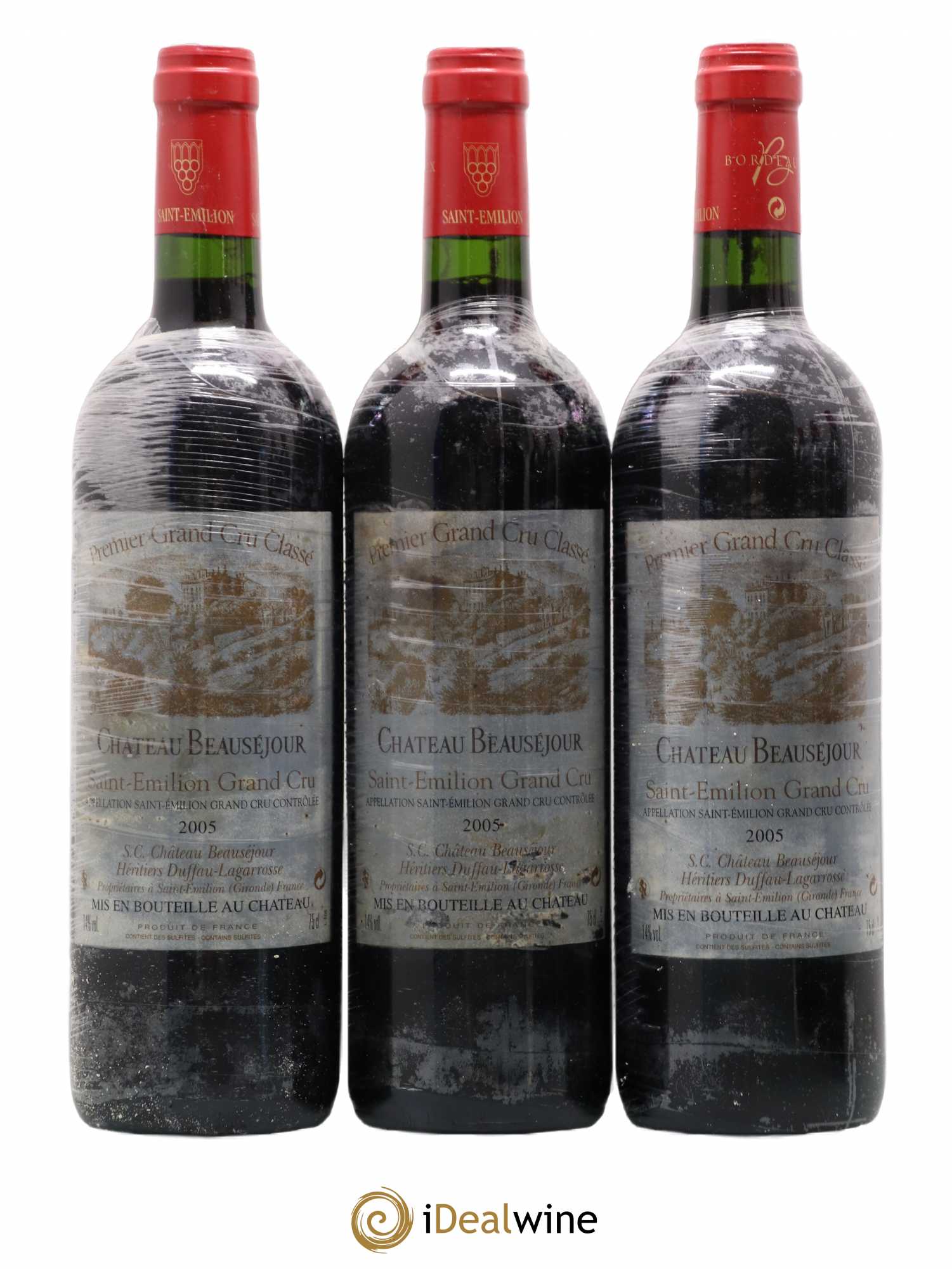 Château Beauséjour (Duffau-Lagarrosse) 1er Grand Cru Classé B 2005 - Lot de 6 bouteilles - 1
