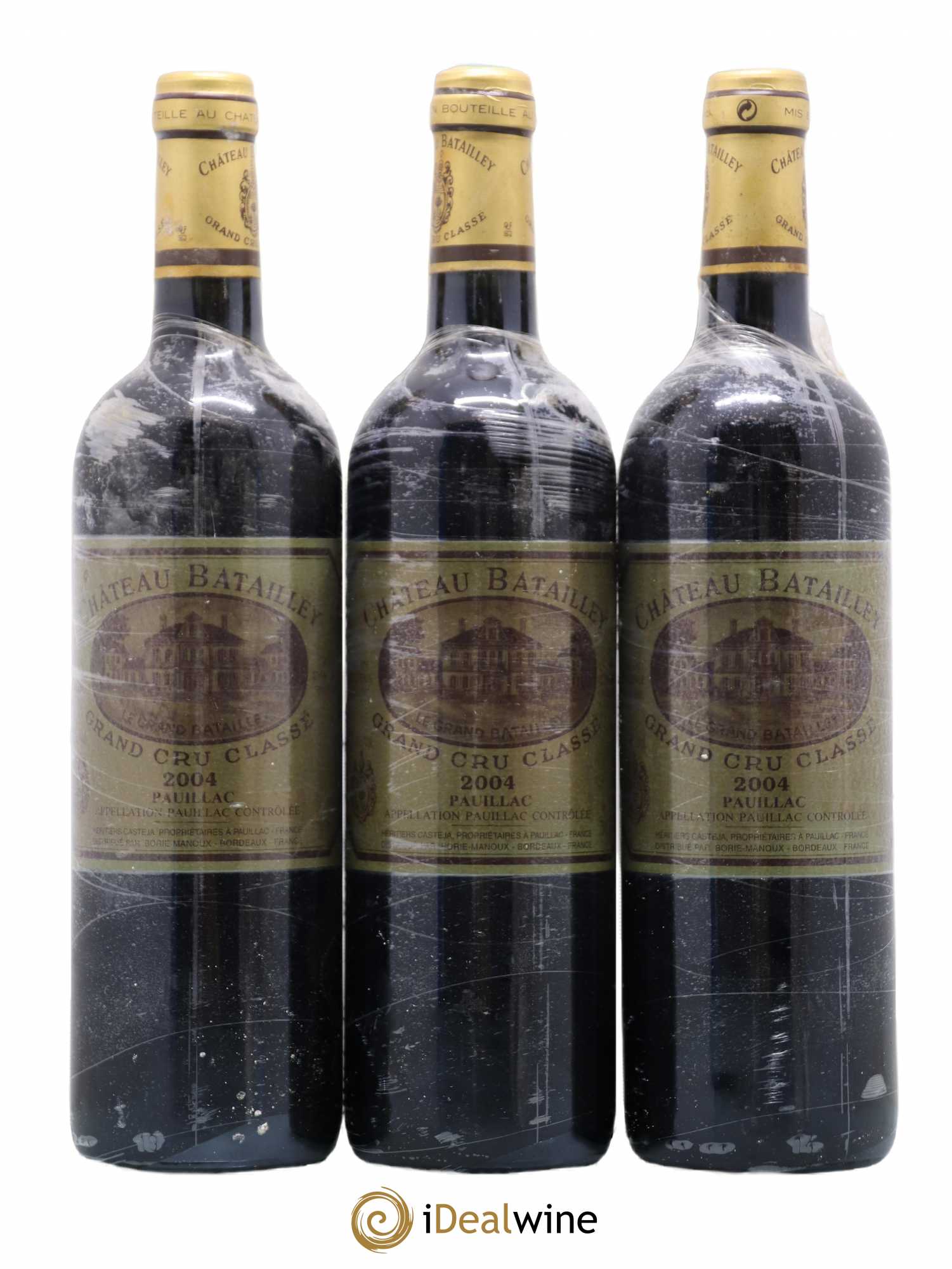 Château Batailley 5ème Grand Cru Classé 2004 - Lot de 3 bouteilles - 0