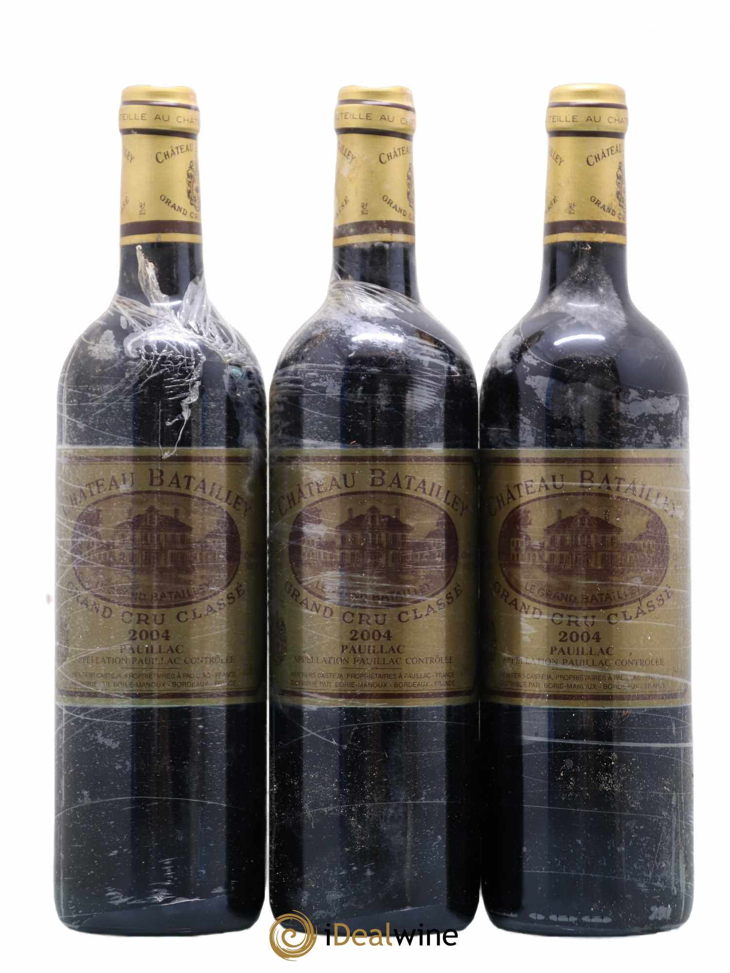 Château Batailley 5ème Grand Cru Classé 2004 - Lot de 3 bouteilles - 0