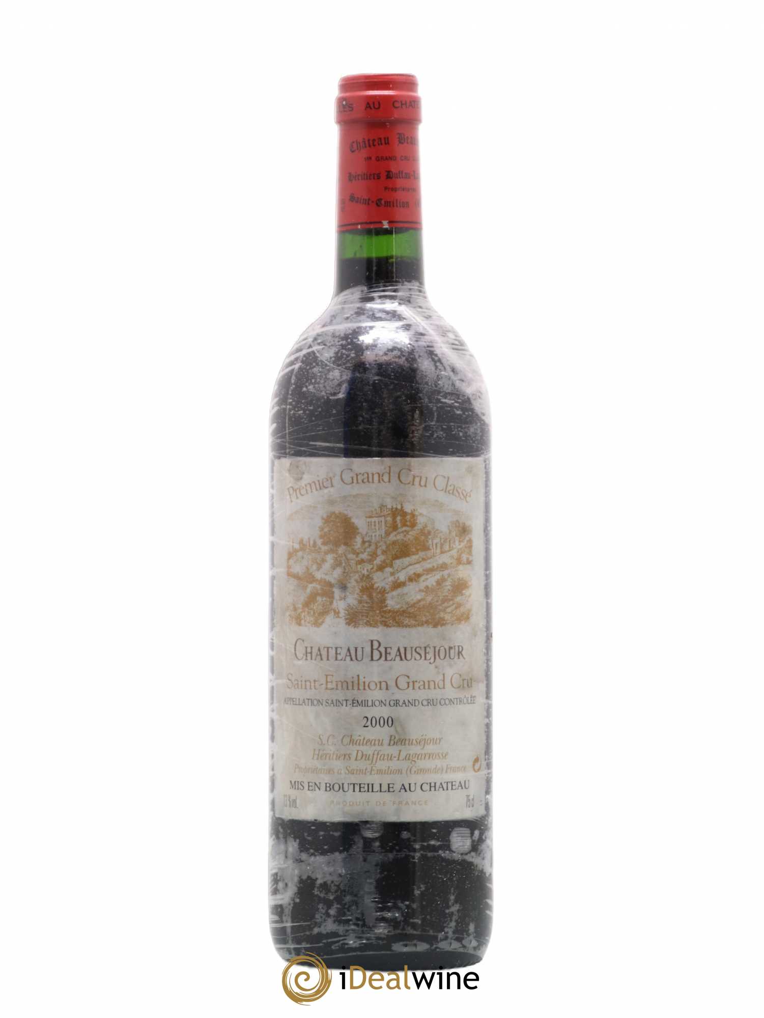 Château Beauséjour (Duffau-Lagarrosse) 1er Grand Cru Classé B 2000 - Lot de 1 bouteille - 0