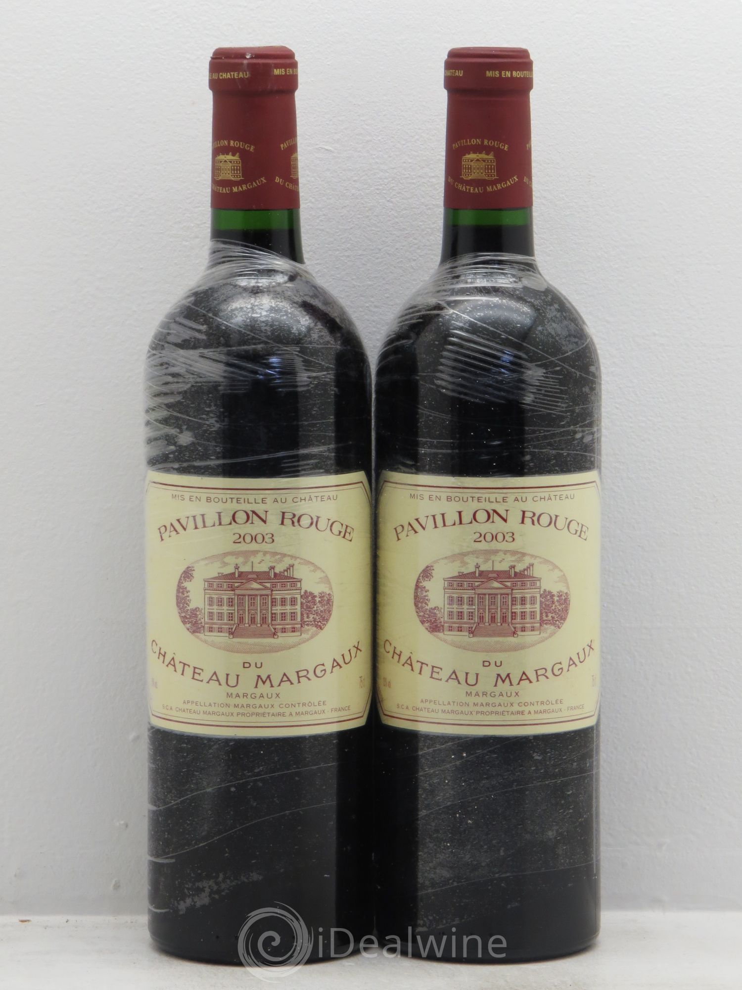 Pavillon Rouge du Château Margaux Second Vin 2003 - Lot de 2 bouteilles - 0