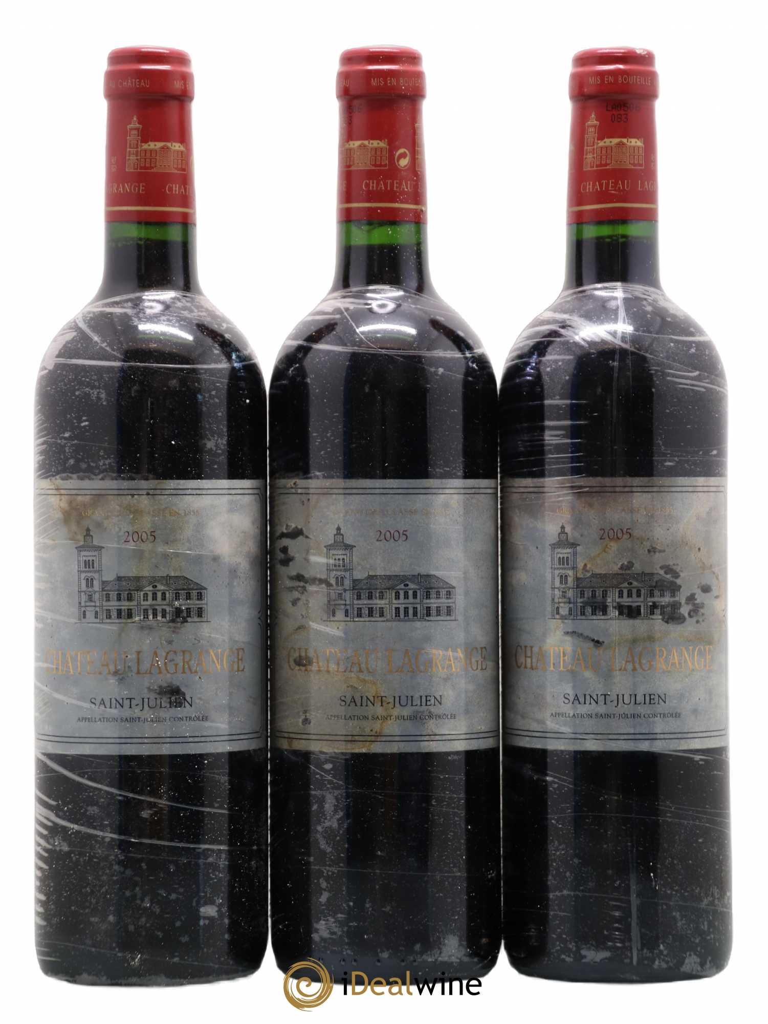 Château Lagrange 3ème Grand Cru Classé 2005 - Lot de 3 bouteilles - 0
