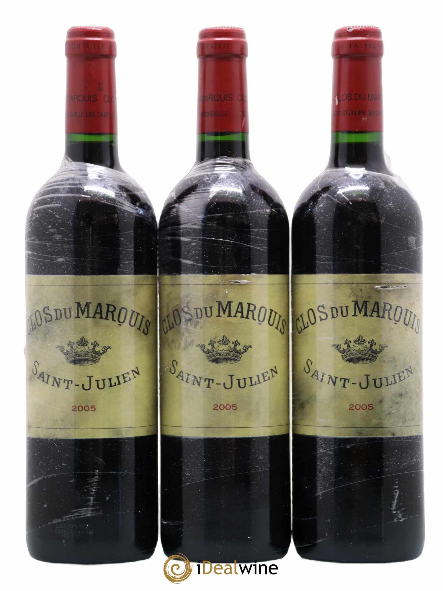 Clos du Marquis 2005 - Lot de 3 bouteilles - 0