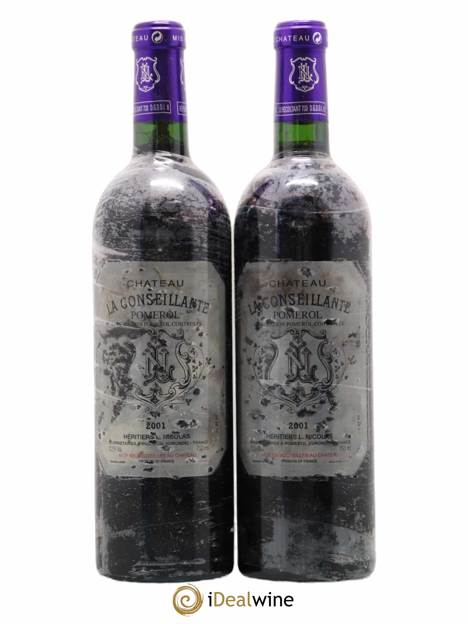 Château la Conseillante 2001 - Lot de 2 bouteilles - 0