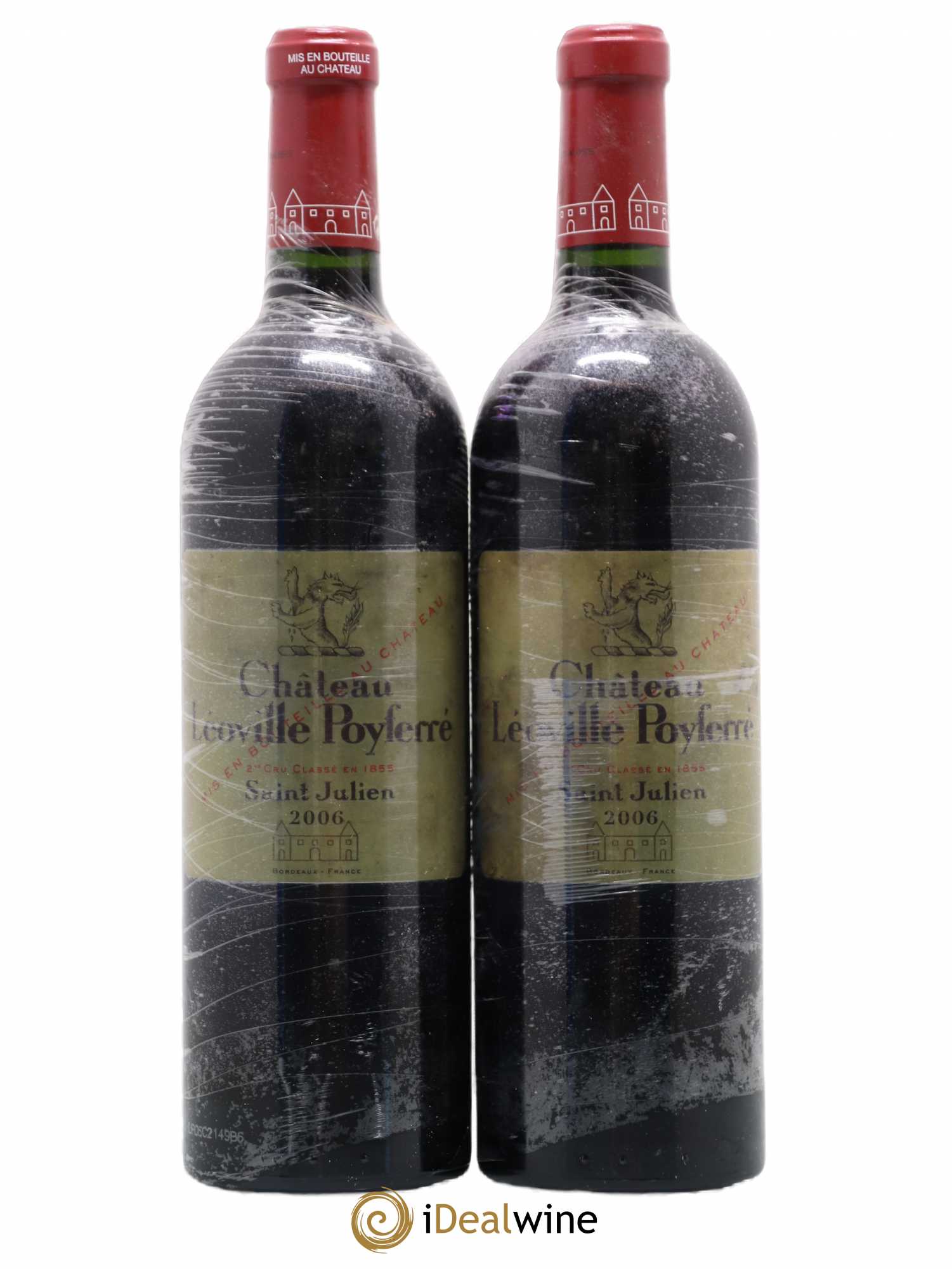 Château Léoville Poyferré 2ème Grand Cru Classé 2006 - Lot de 2 bouteilles - 0