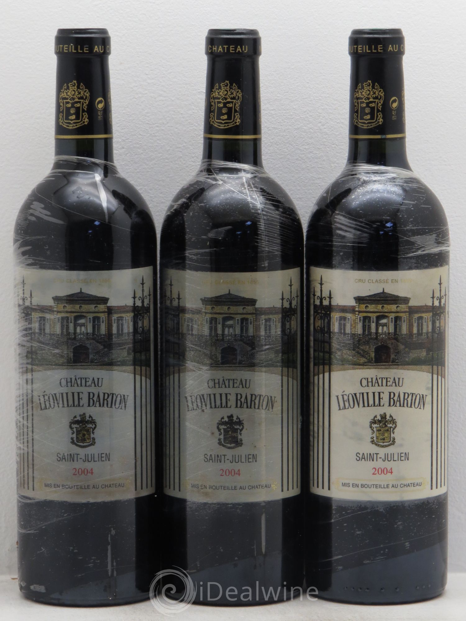 Château Léoville Barton 2ème Grand Cru Classé 2004 - Lot de 3 bouteilles - 0