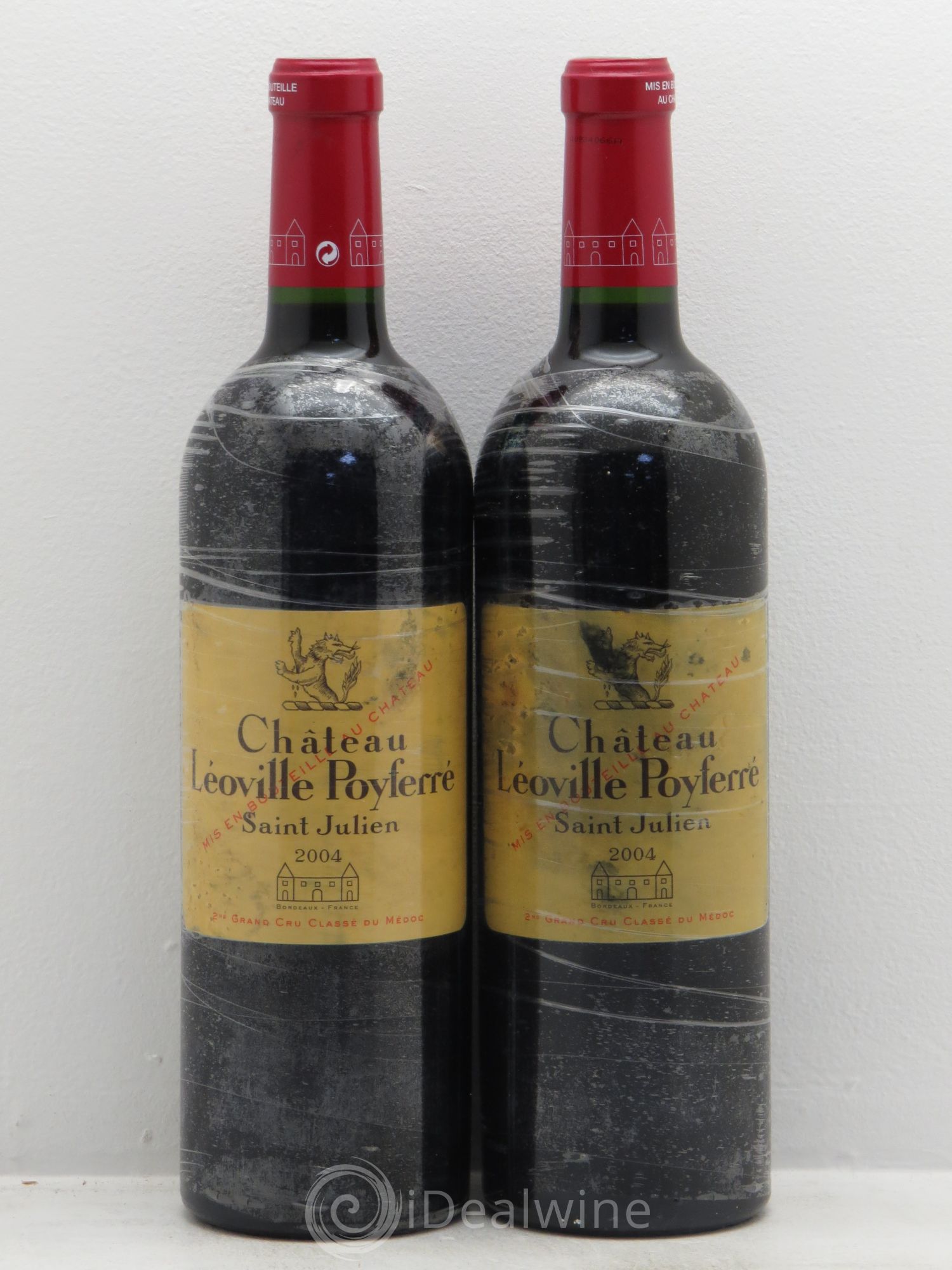 Château Léoville Poyferré 2ème Grand Cru Classé 2004 - Lot de 2 bouteilles - 0