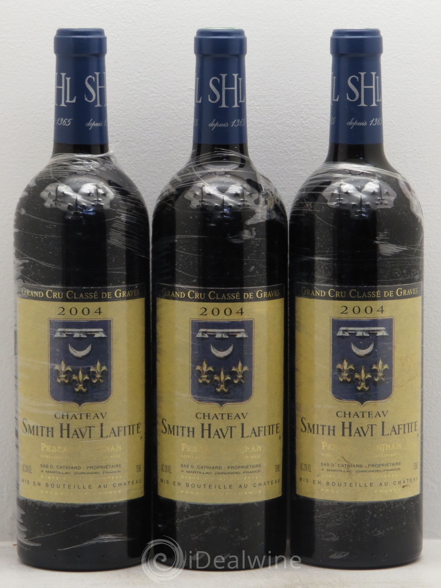 Château Smith Haut Lafitte Cru Classé de Graves 2004 - Lot de 3 bouteilles - 0