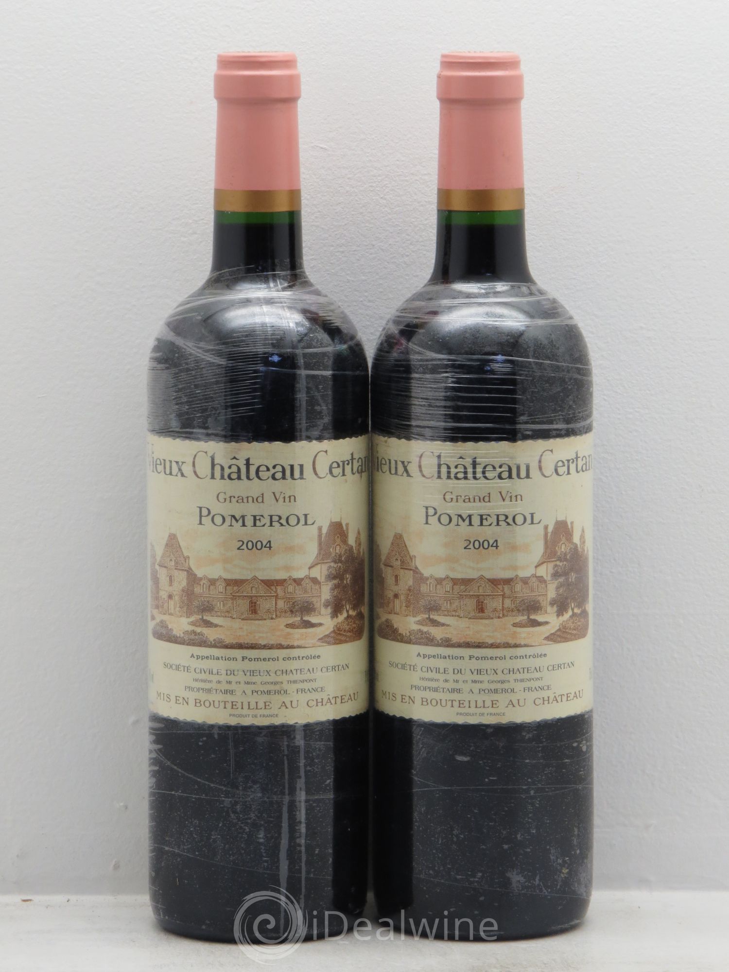 Vieux Château Certan 2004 - Lot de 2 bouteilles - 0