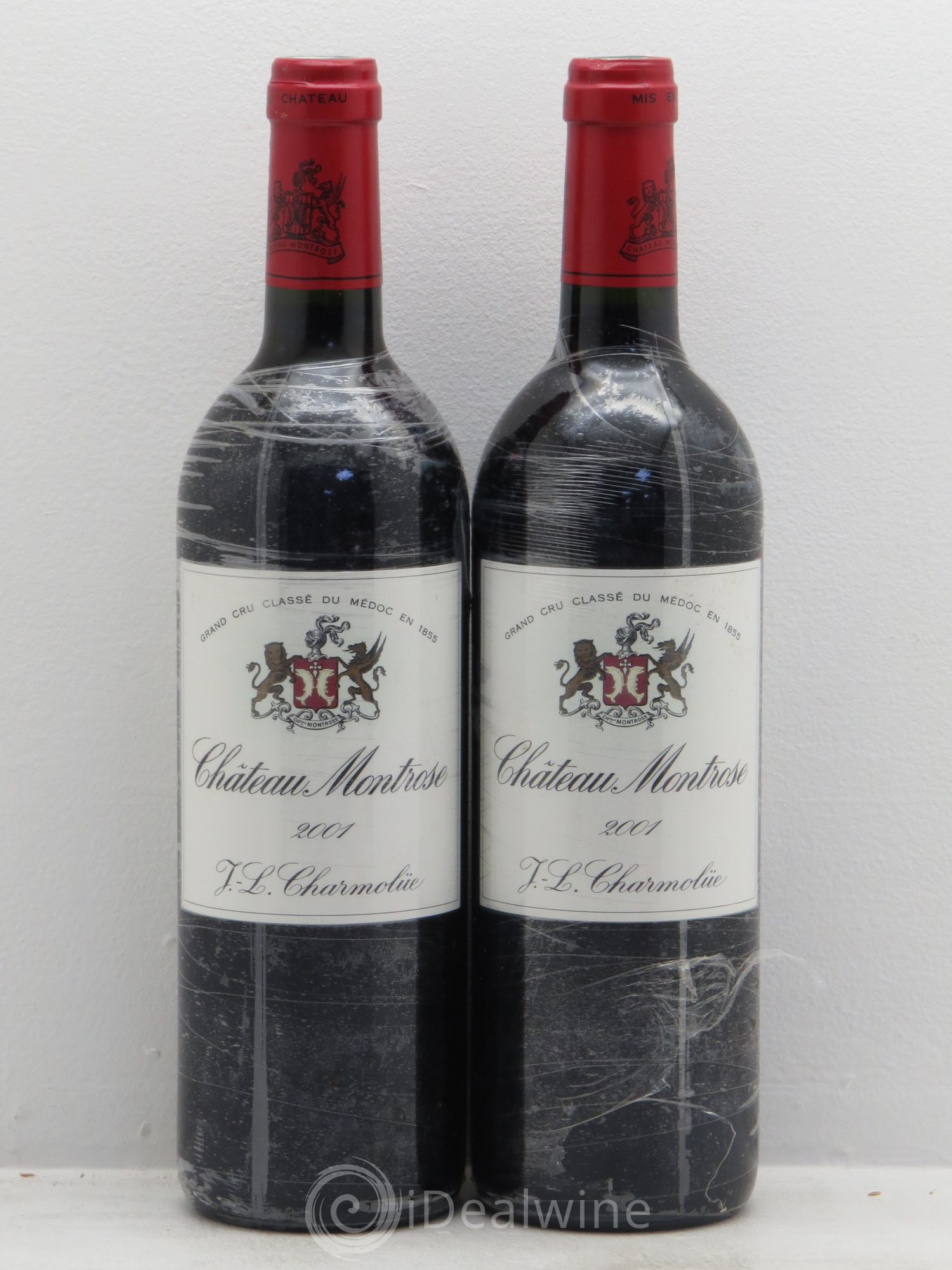 Château Montrose 2ème Grand Cru Classé 2001 - Lot de 2 bouteilles - 0