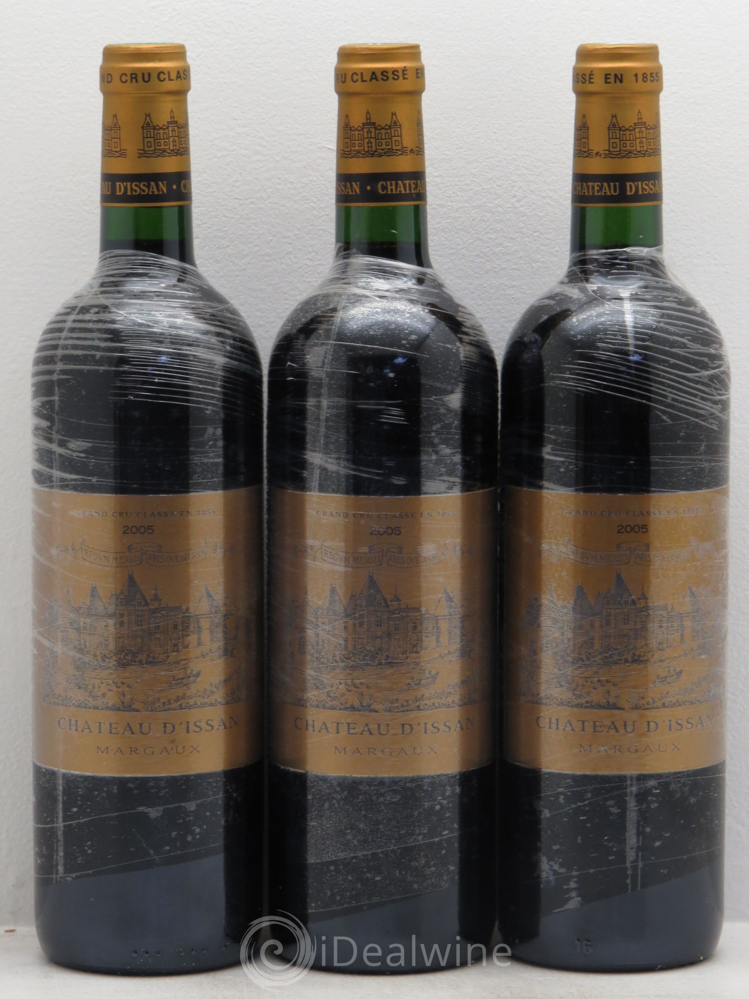 Château d'Issan 3ème Grand Cru Classé 2005 - Lot de 3 bouteilles - 0