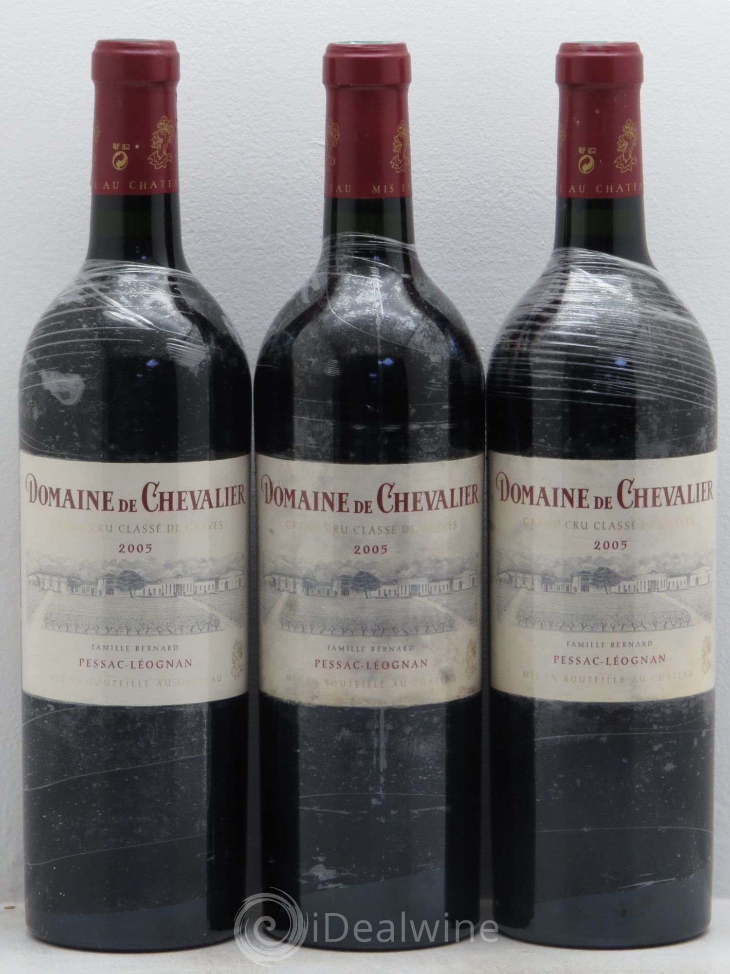 Domaine de Chevalier Cru Classé de Graves 2005 - Lot de 3 bouteilles - 0