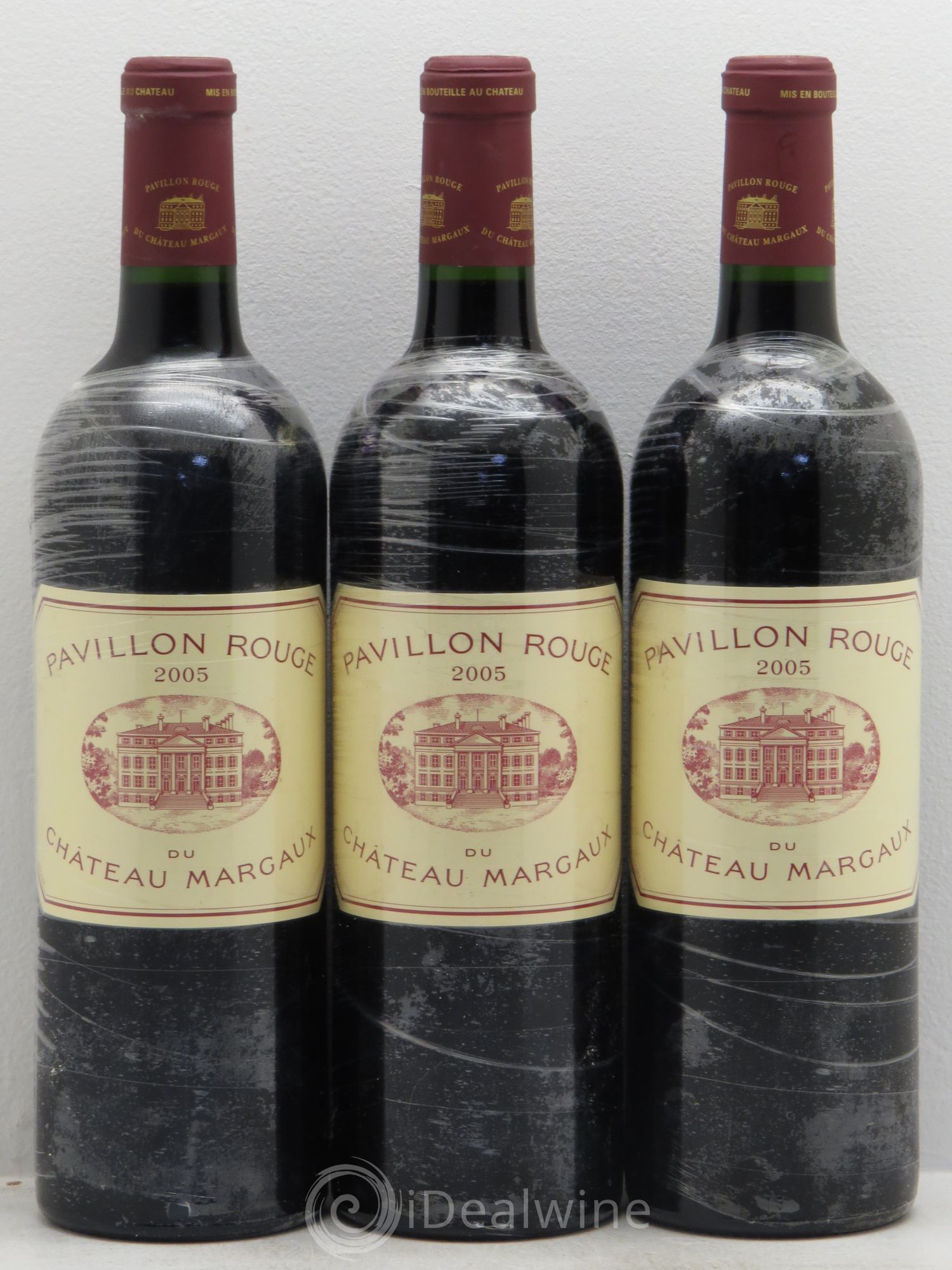 Pavillon Rouge du Château Margaux Second Vin 2005 - Lot de 3 bouteilles - 0