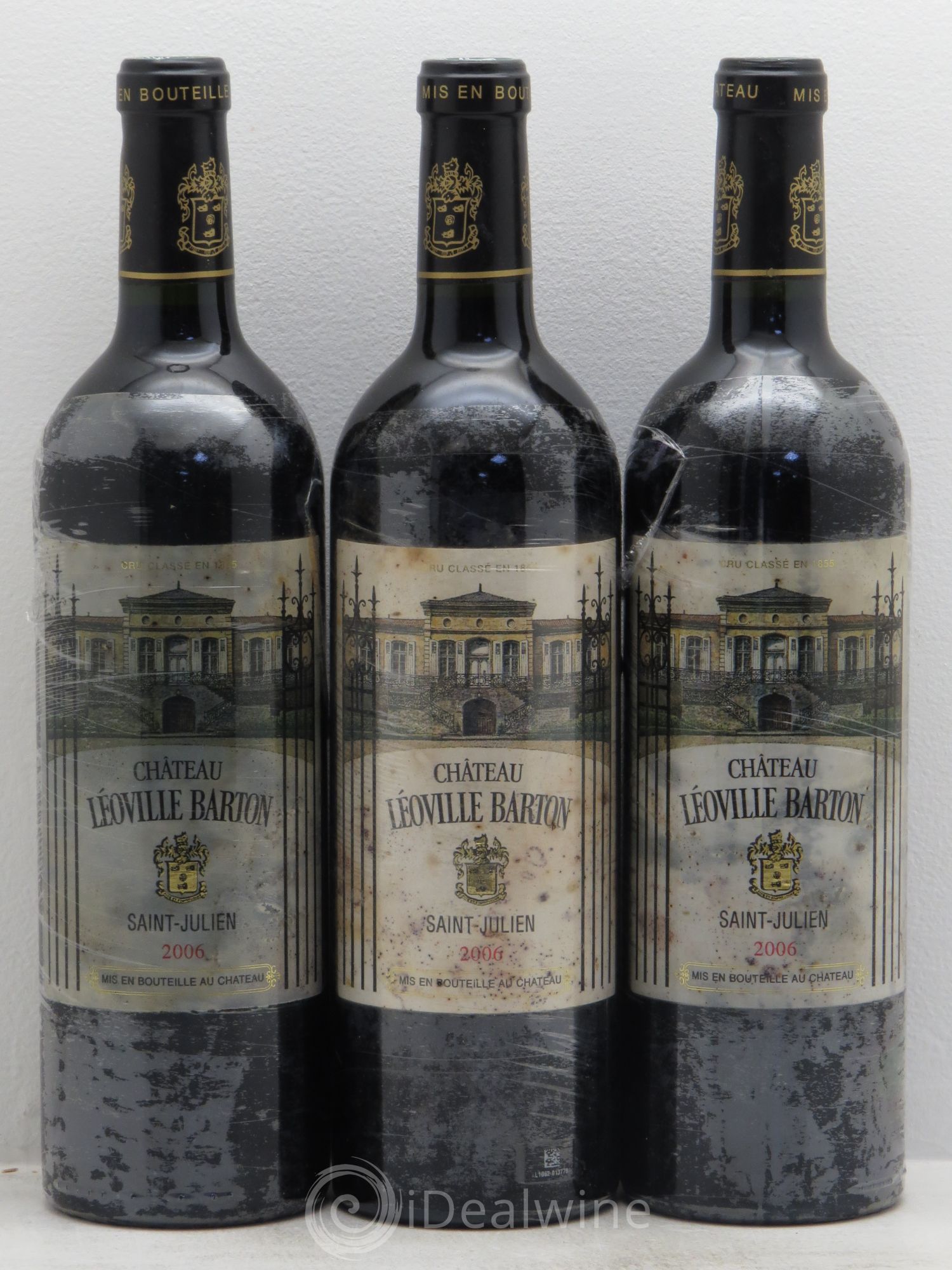 Château Léoville Barton 2ème Grand Cru Classé 2006 - Lot de 3 bouteilles - 0