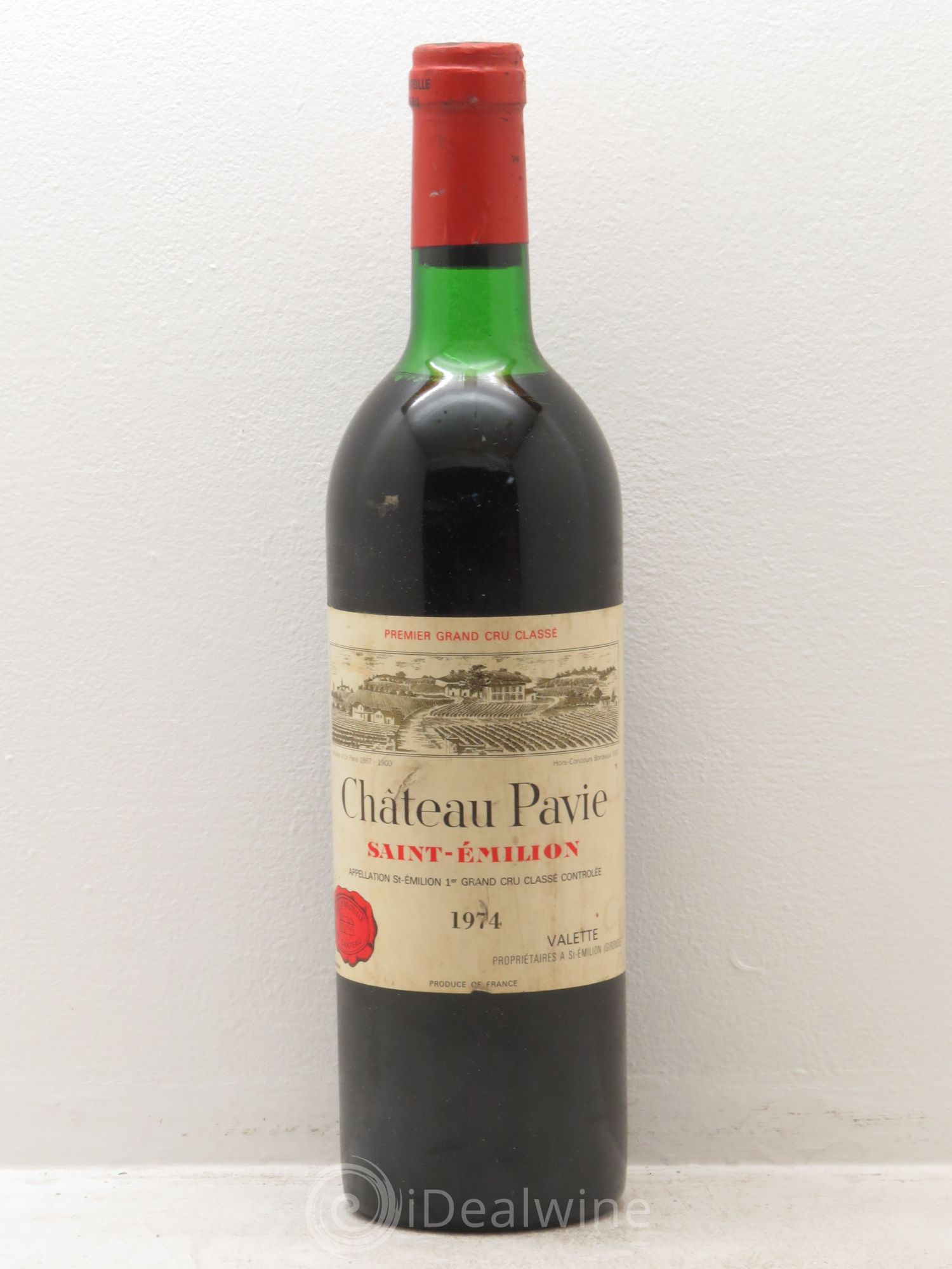 Château Pavie 1er Grand Cru Classé A 1974 - Lot de 1 bouteille - 0