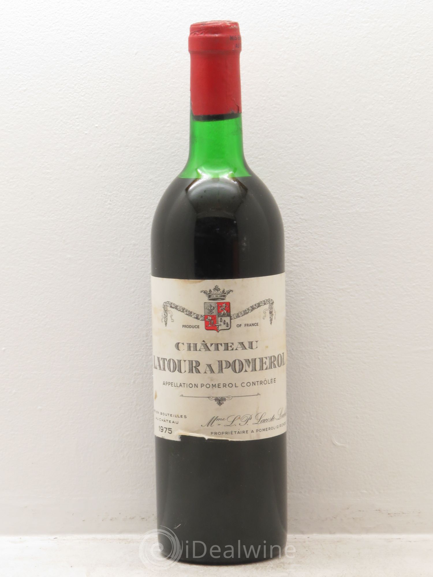 Château Latour à Pomerol 1975 - Lot de 1 bouteille - 0