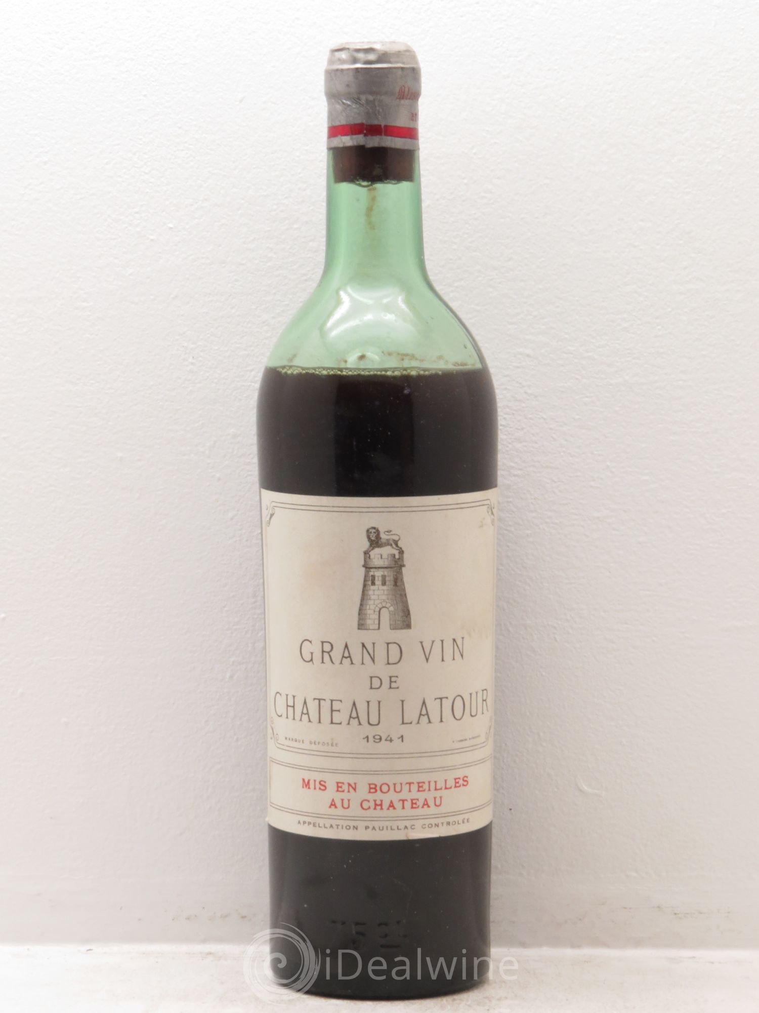 Château Latour 1er Grand Cru Classé 1941 - Lot de 1 bouteille - 0