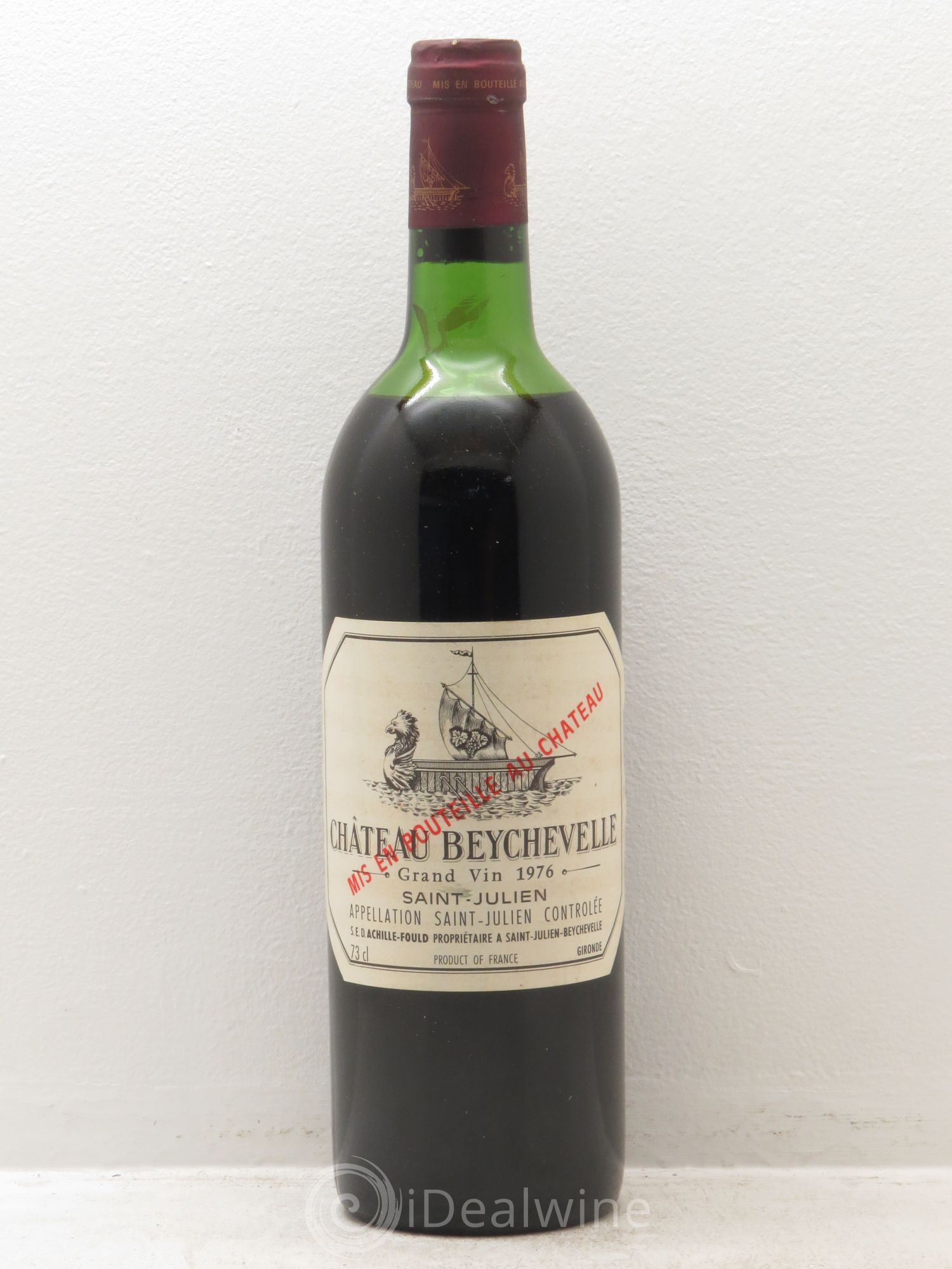 Château Beychevelle 4ème Grand Cru Classé 1976 - Lot de 6 bouteilles - 0