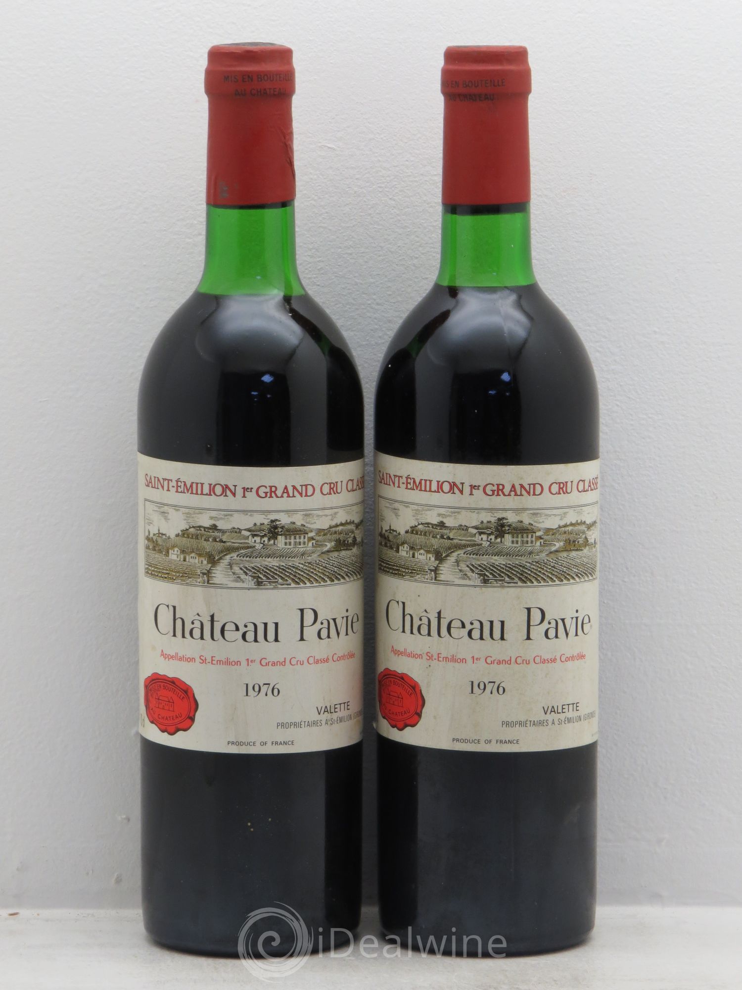 Château Pavie 1er Grand Cru Classé A 1976 - Lot de 2 bouteilles - 0