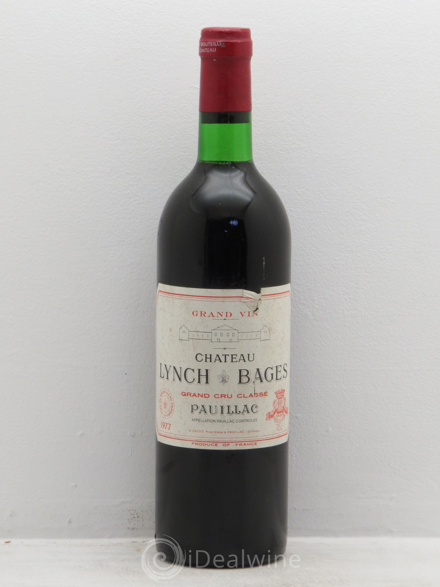 Château Lynch Bages 5ème Grand Cru Classé 1977 - Lot de 1 bouteille - 0