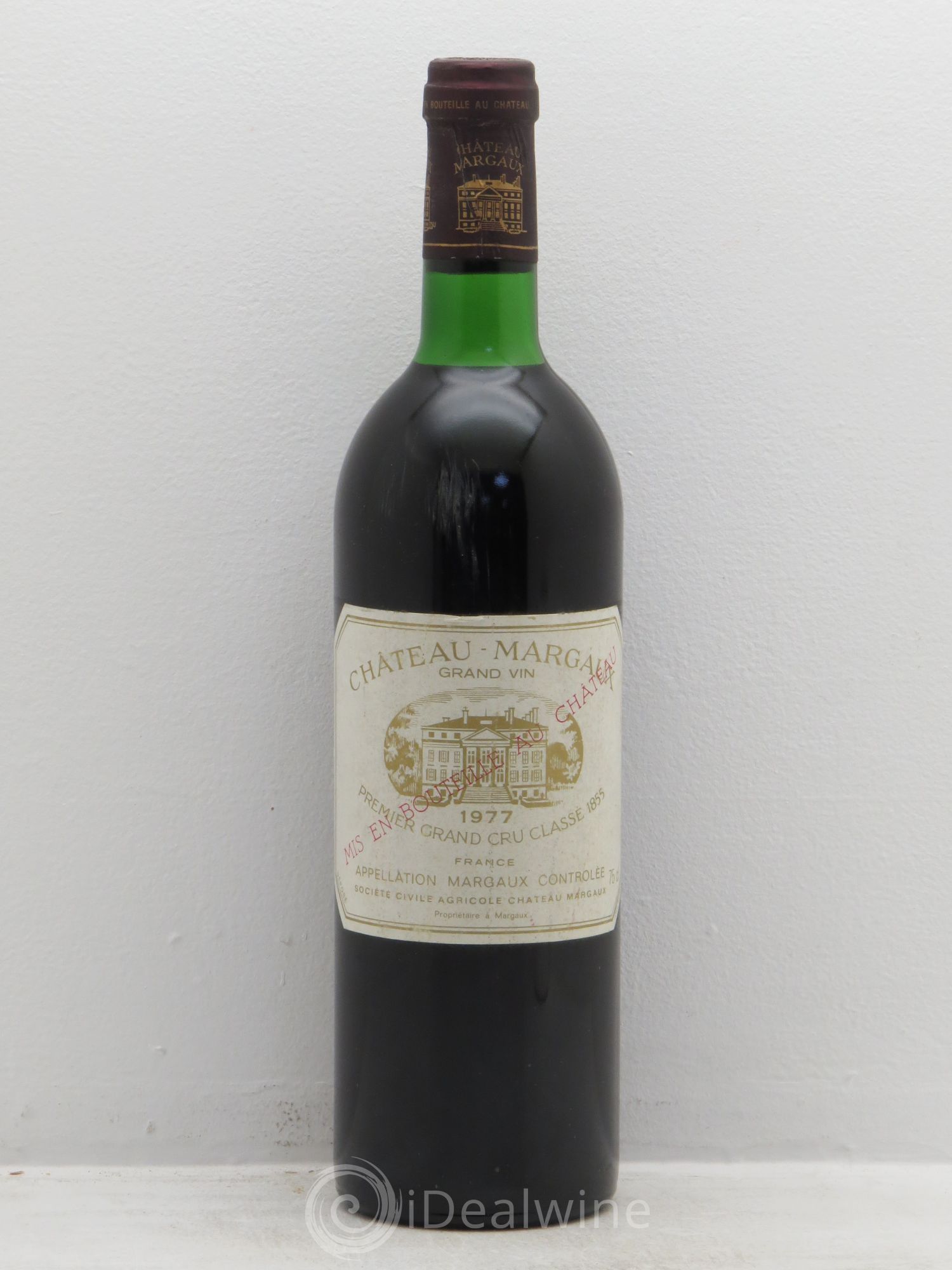 Château Margaux 1er Grand Cru Classé 1977 - Lot de 1 bouteille - 0