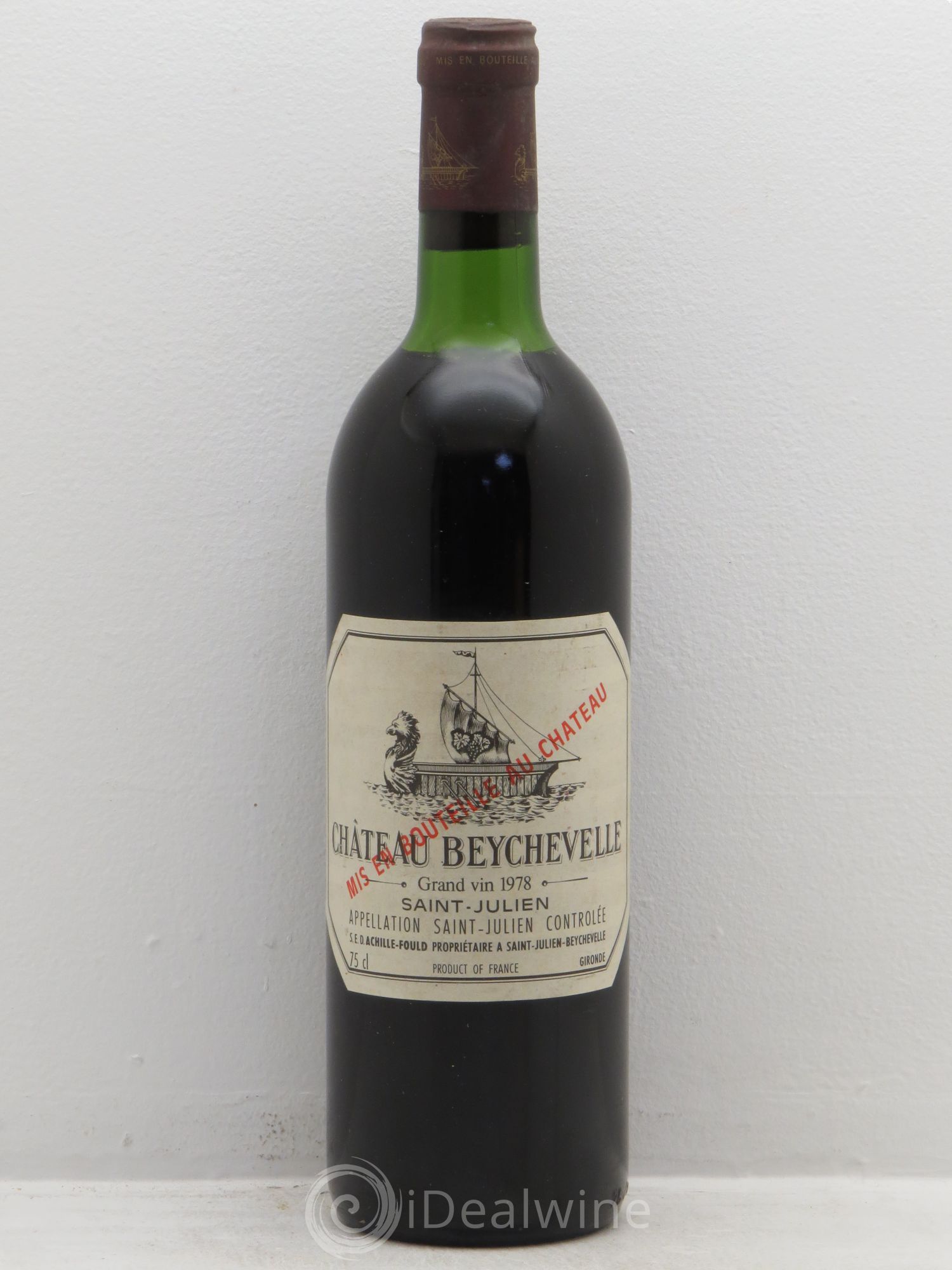 Château Beychevelle 4ème Grand Cru Classé 1978 - Lot de 1 bouteille - 0