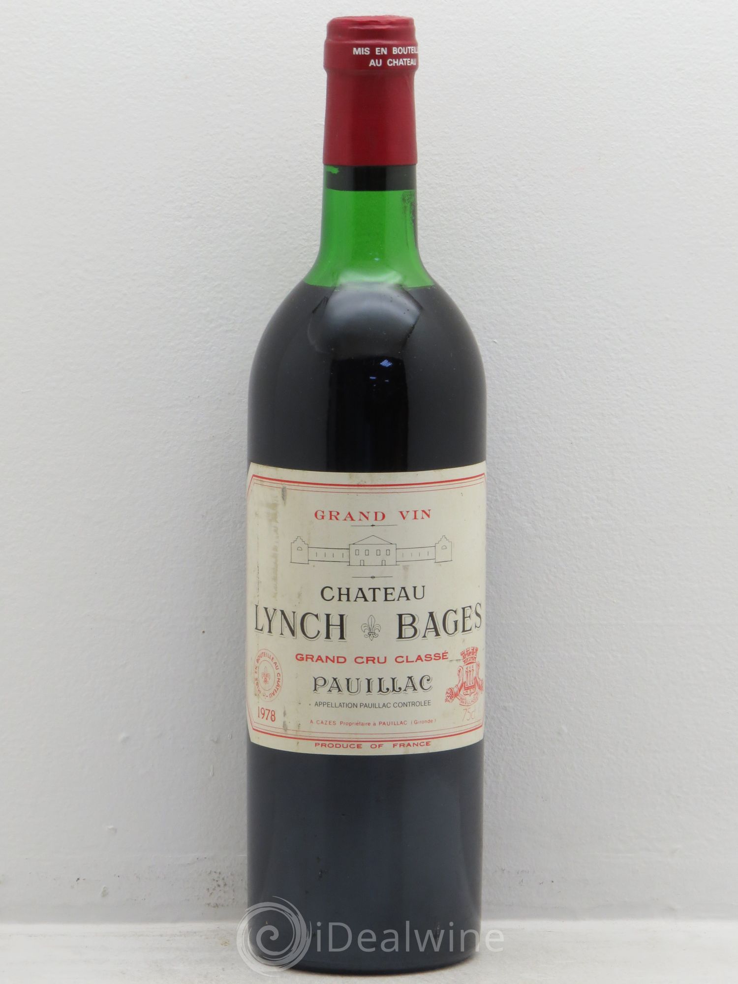 Château Lynch Bages 5ème Grand Cru Classé 1978 - Lot de 6 bouteilles - 0