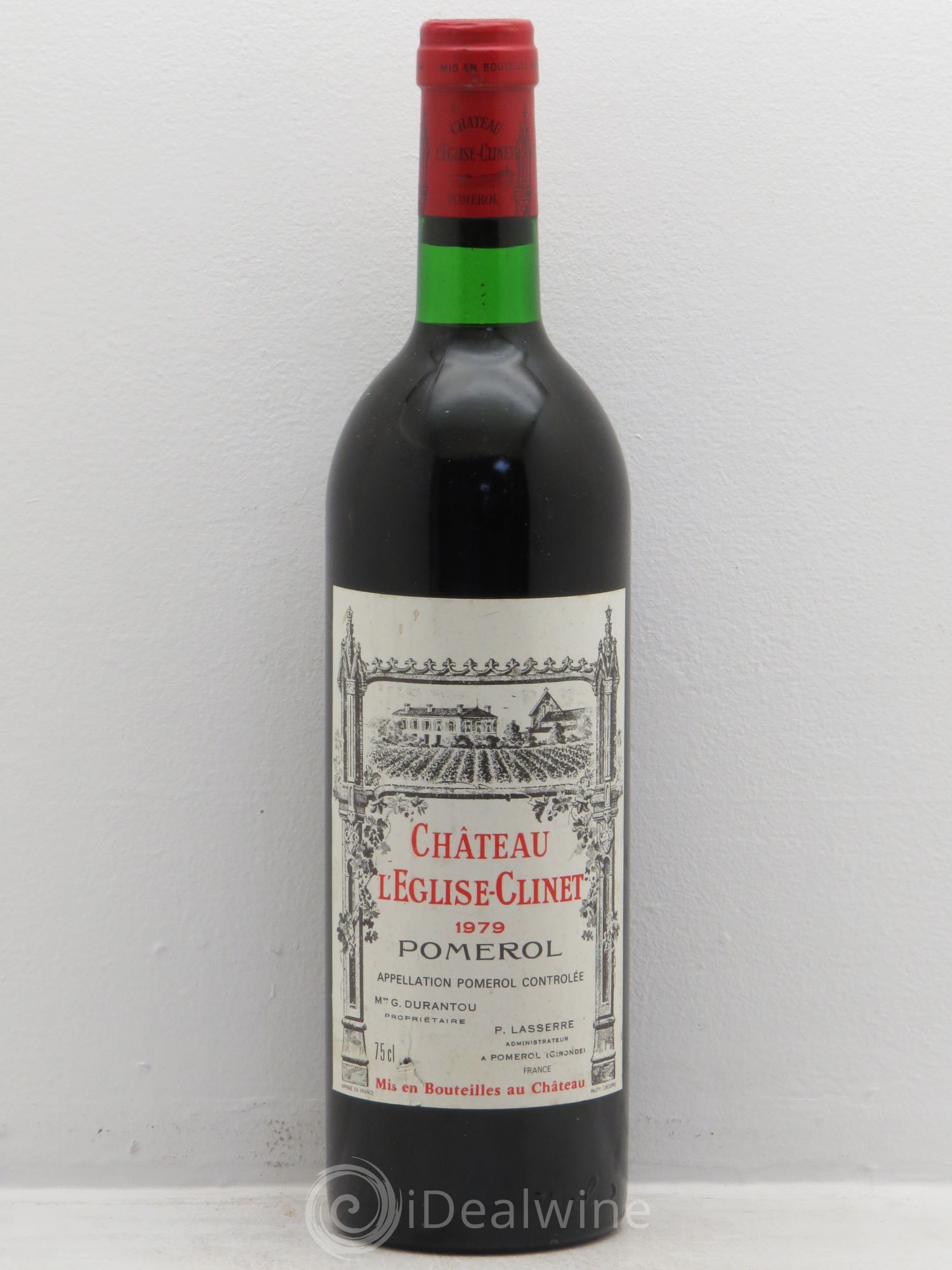 Château l' Église Clinet 1979 - Lot de 1 bouteille - 0