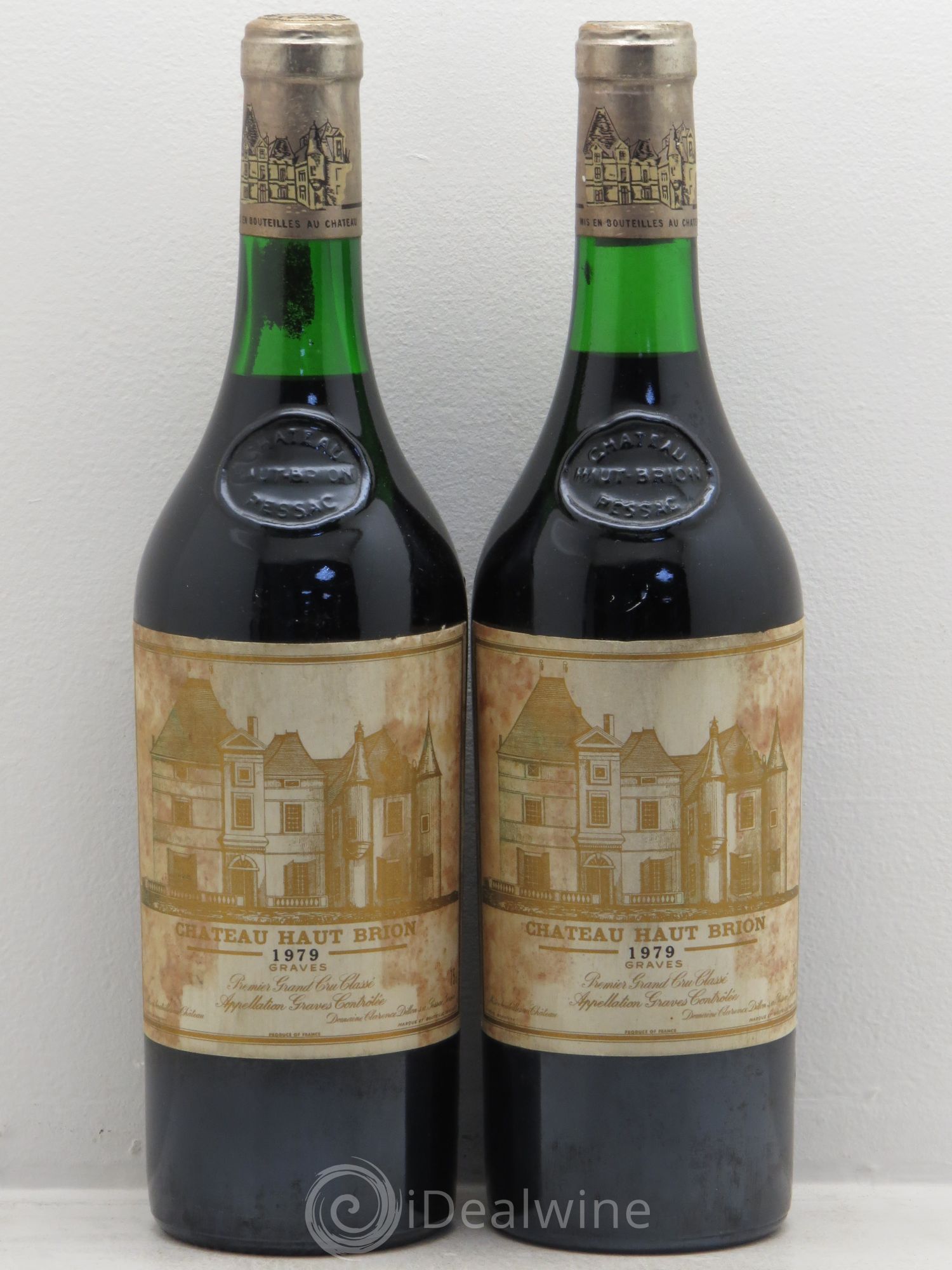 Château Haut Brion 1er Grand Cru Classé 1979 - Lot de 2 bouteilles - 0